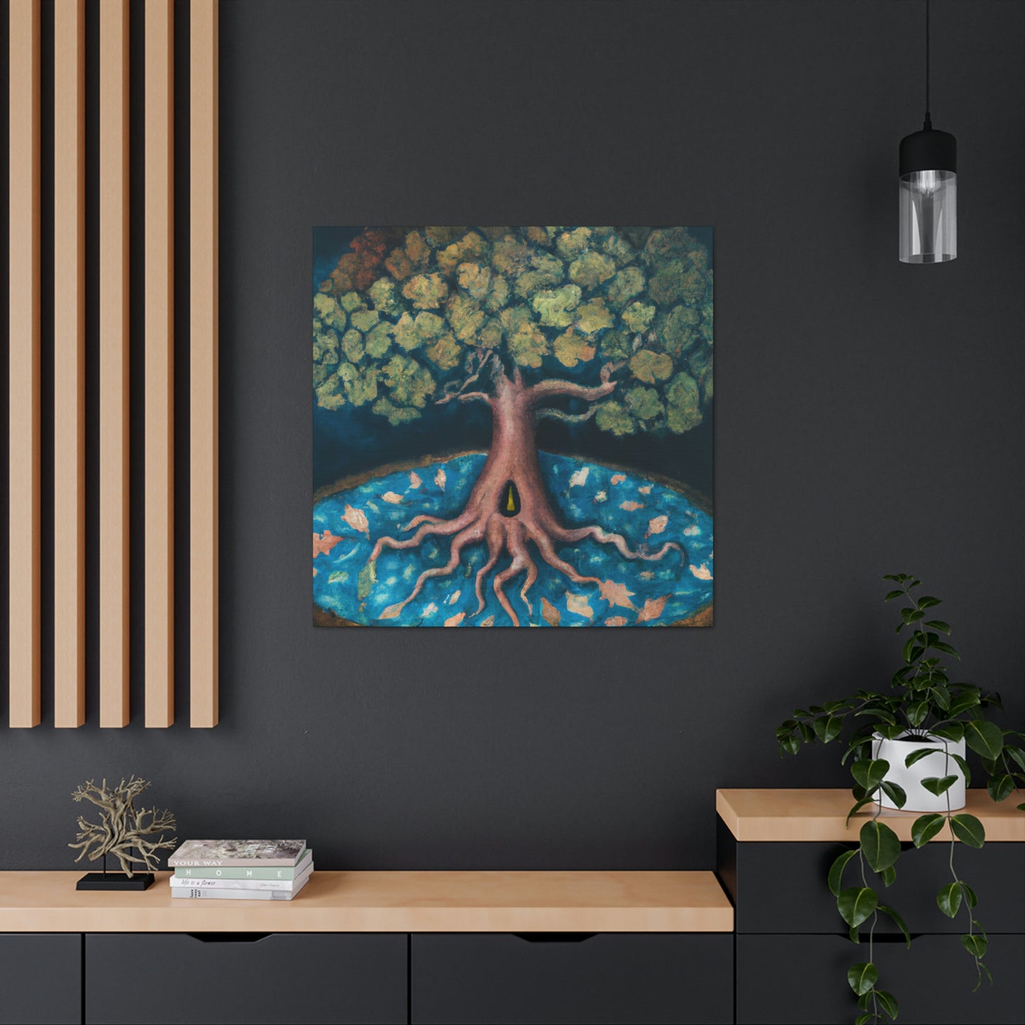 "Oak Tree Reflection" - Canvas