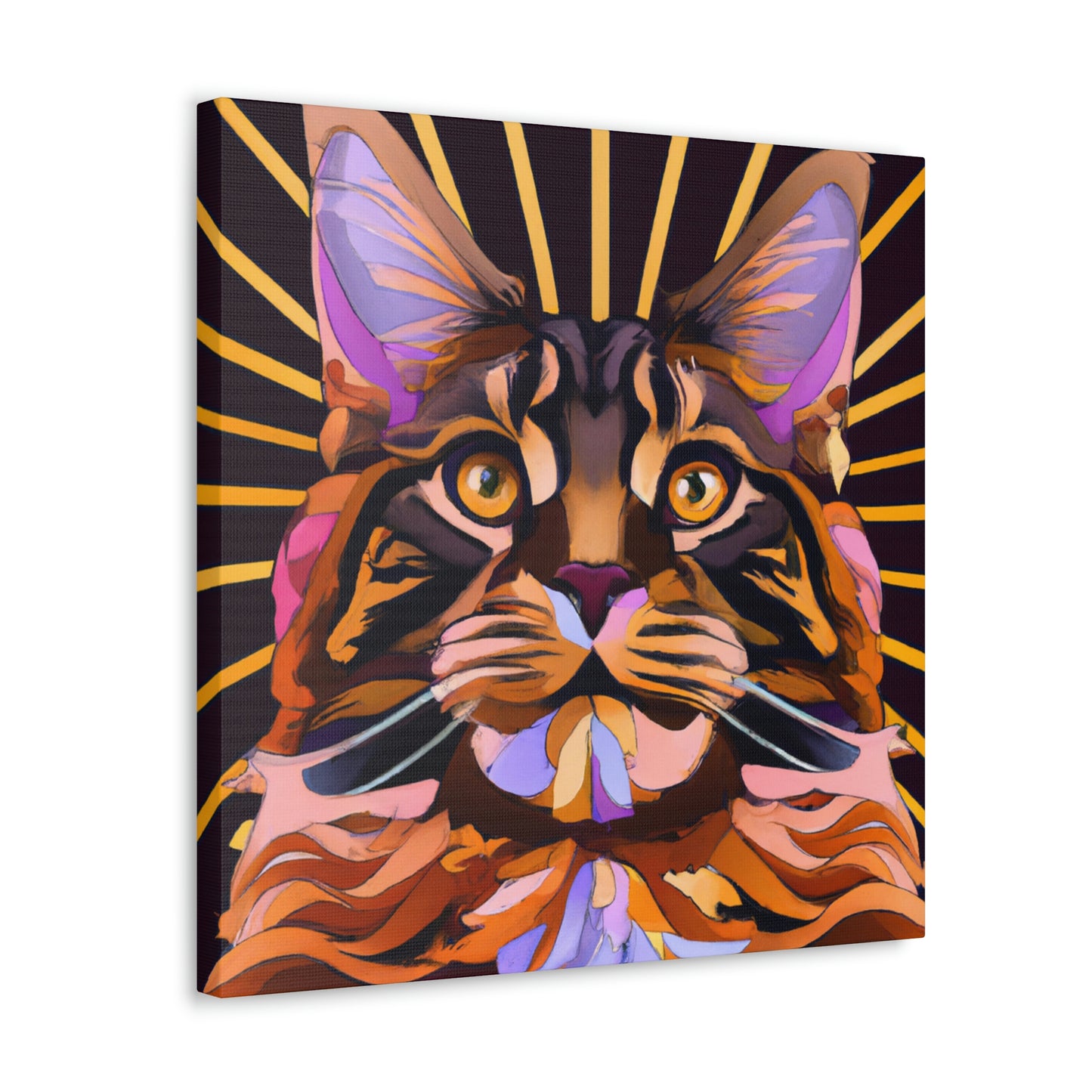 "Coon Cat Coiffure" - Canvas