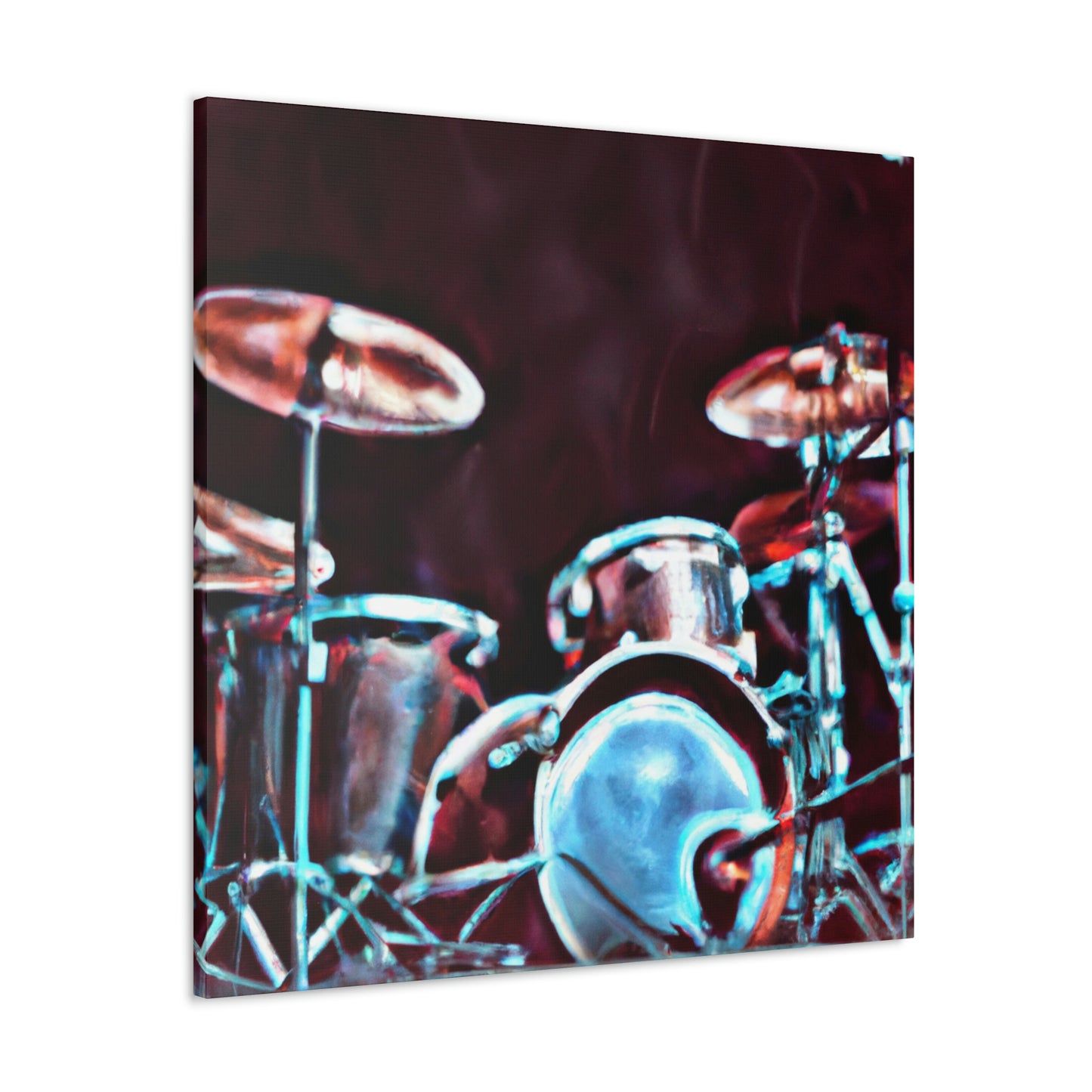 "Rock the Drum Set" - Canvas