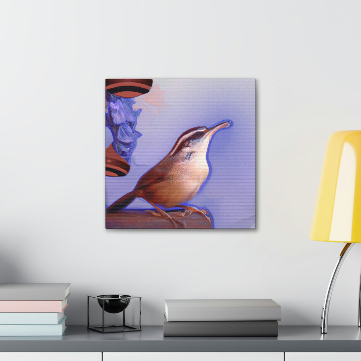 Carolina Wren Reflection - Canvas