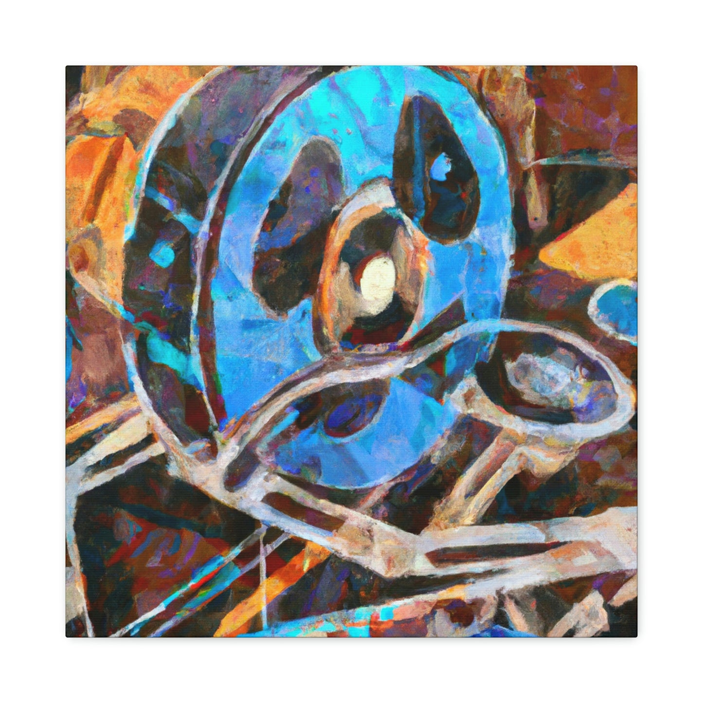 "Reel to Reel Abstraction" - Canvas