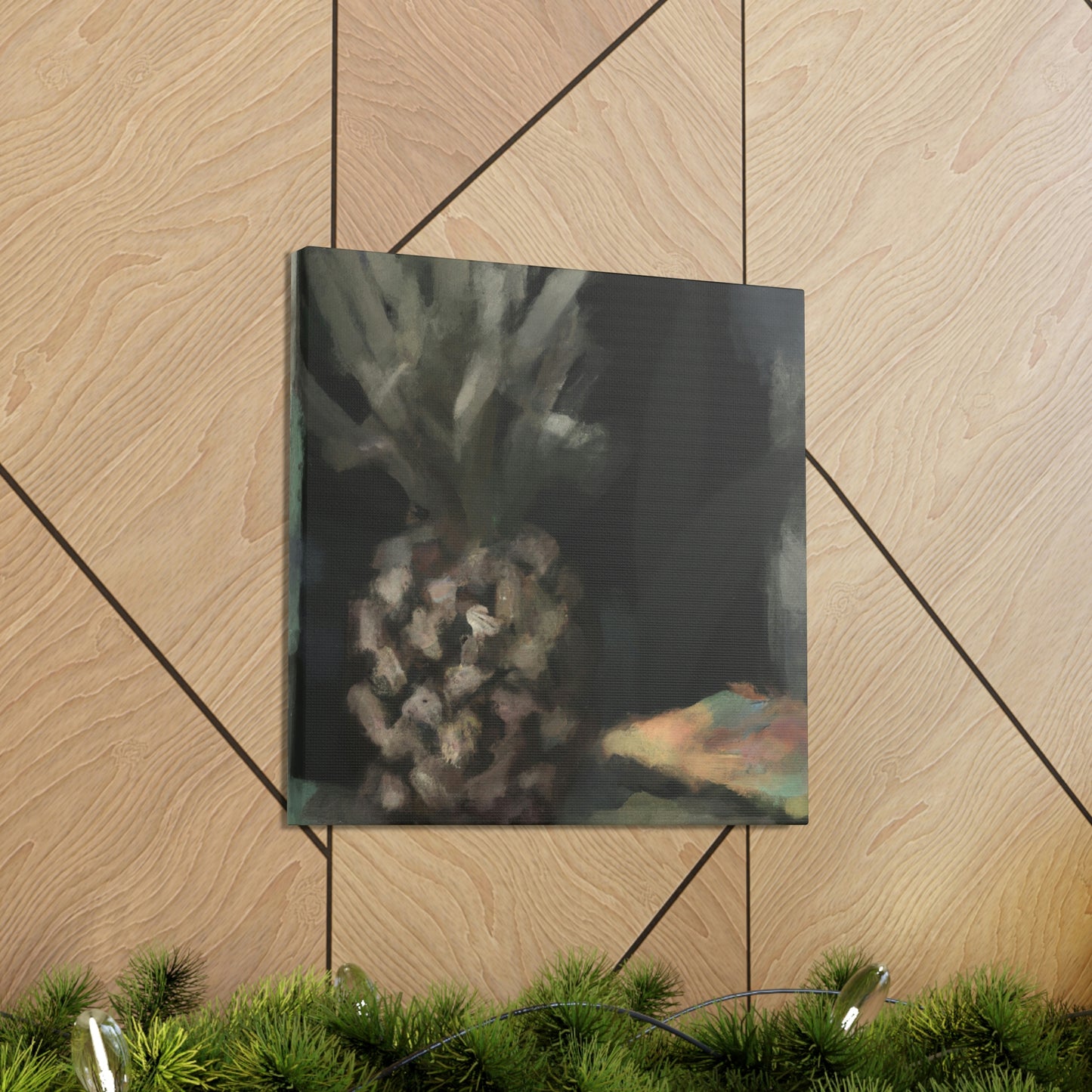 "Pineapple in Expressionism" - Canvas