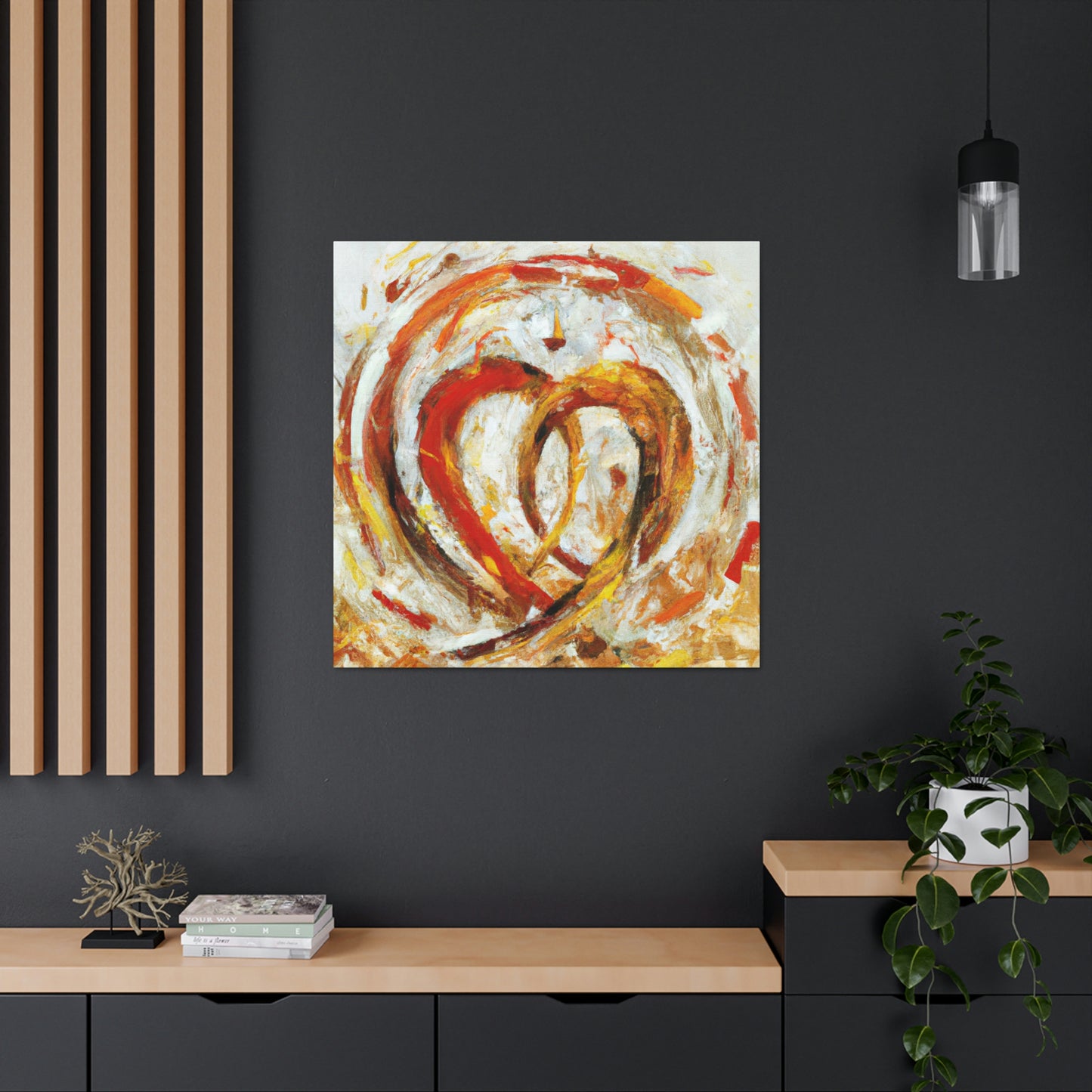 Wedding Rings Abstraction - Canvas