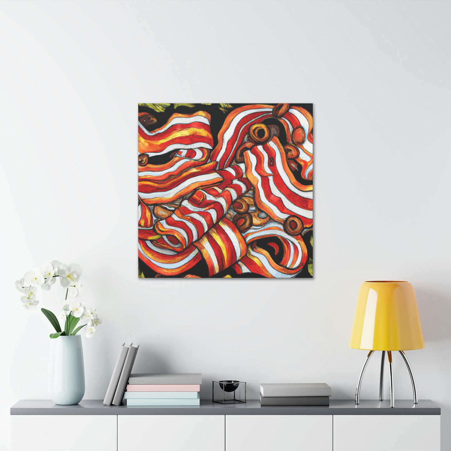 "Bacon Delight Painting" - Canvas