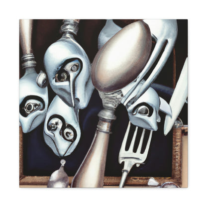 Cutlery in the Clouds - Canvas