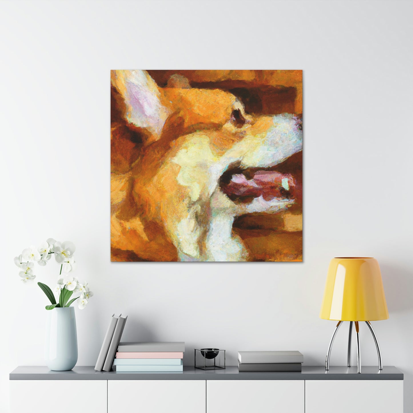 Welsh Corgi Symphony - Canvas