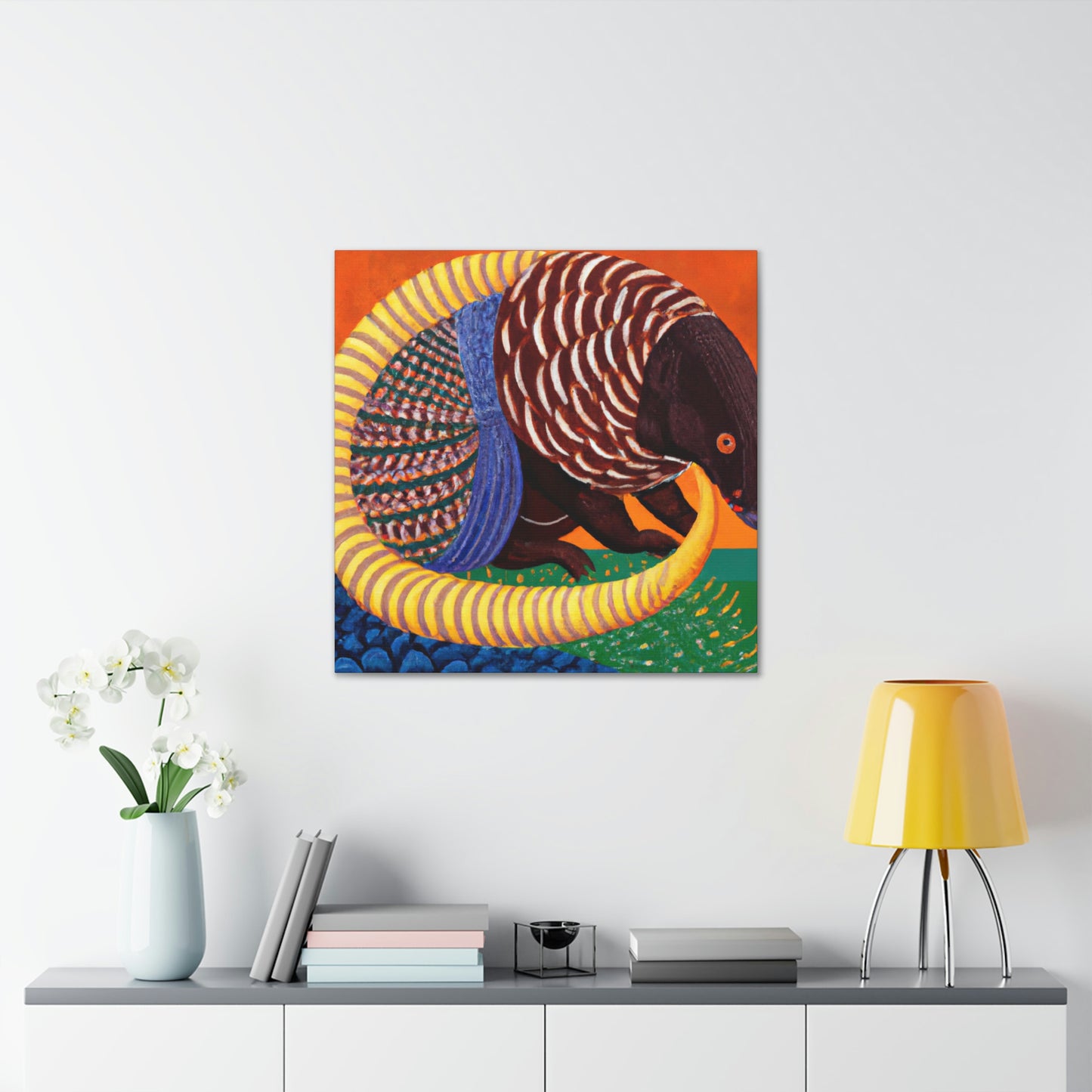 Gilded Pangolin Radiance - Canvas