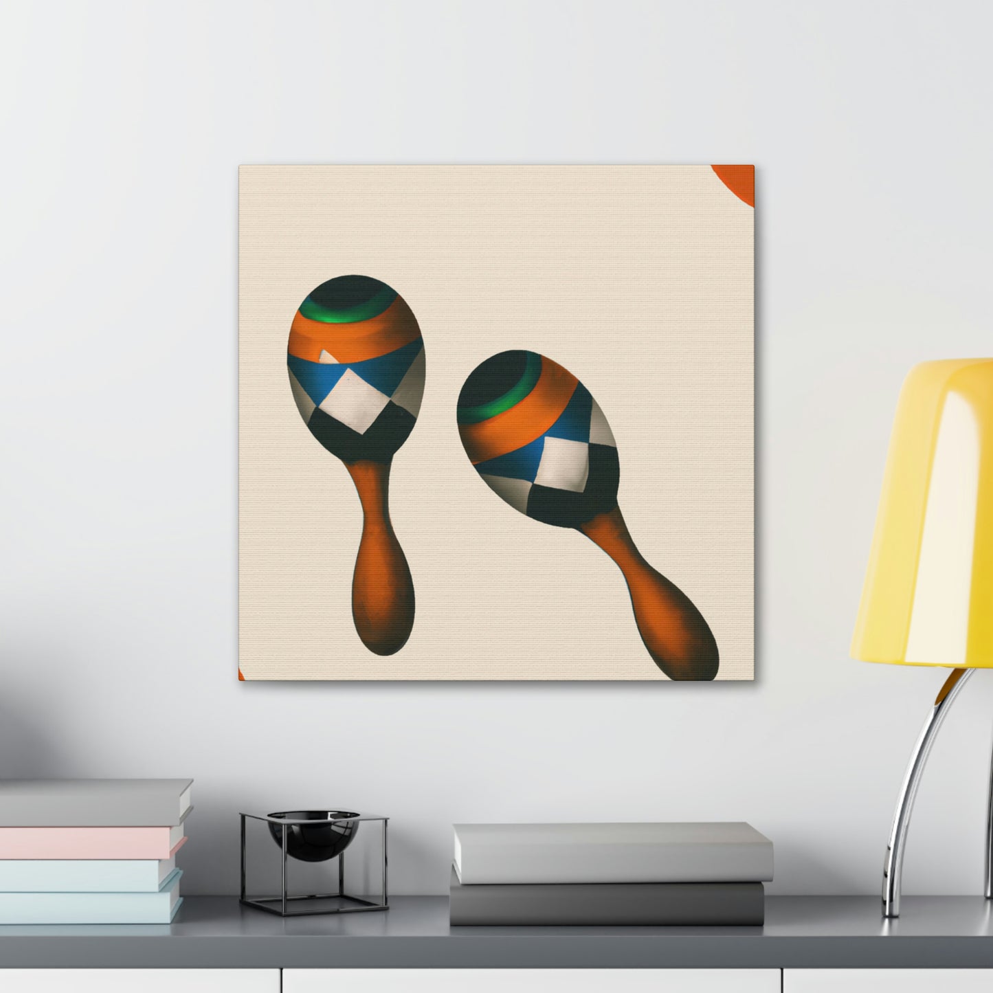 Maracas: A Minimalist Study - Canvas