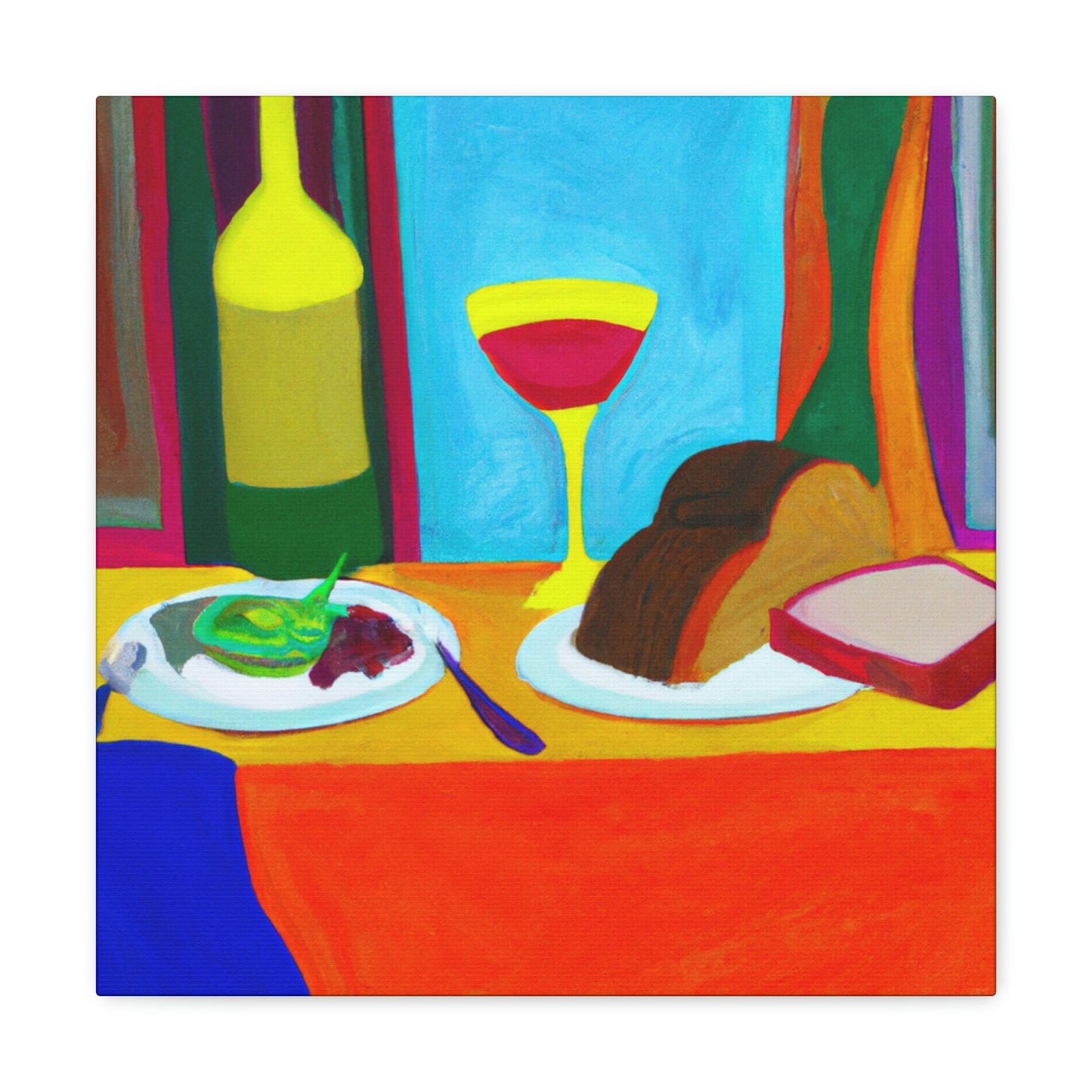 Breaking Bread Together - Canvas