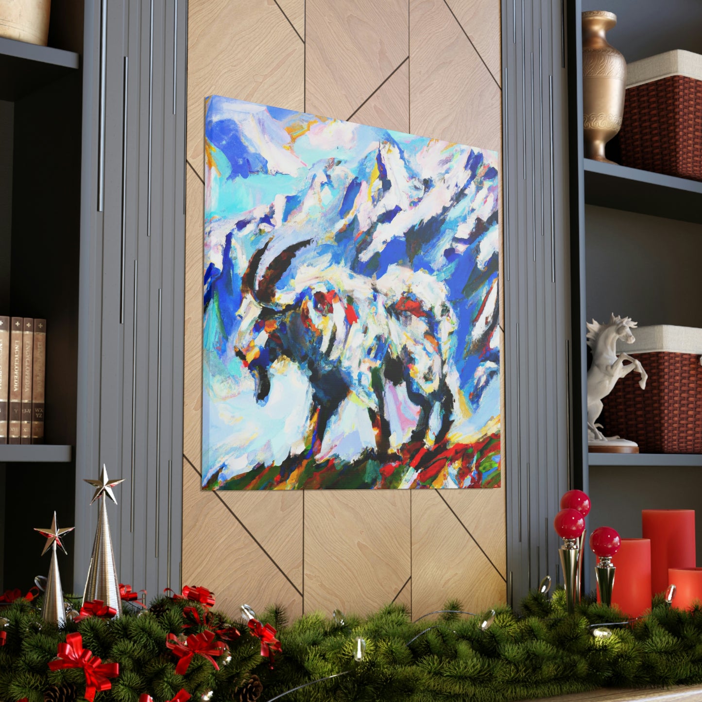 Mountain Goat Constellation - Canvas