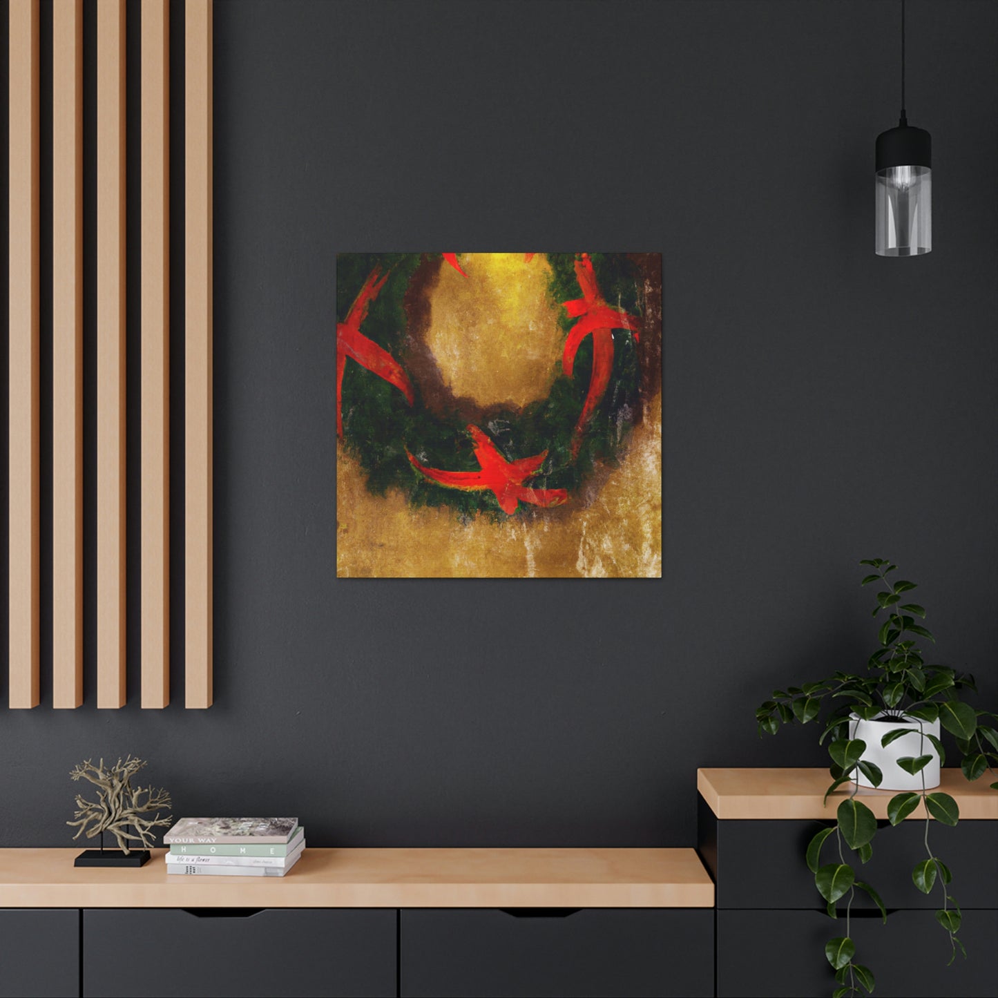 "Crown of Wreath Prosperity" - Canvas