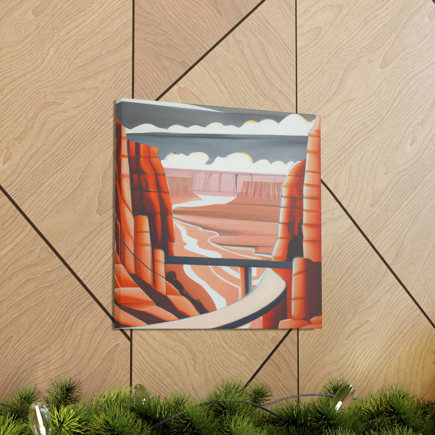 "Canyon of Art Deco" - Canvas