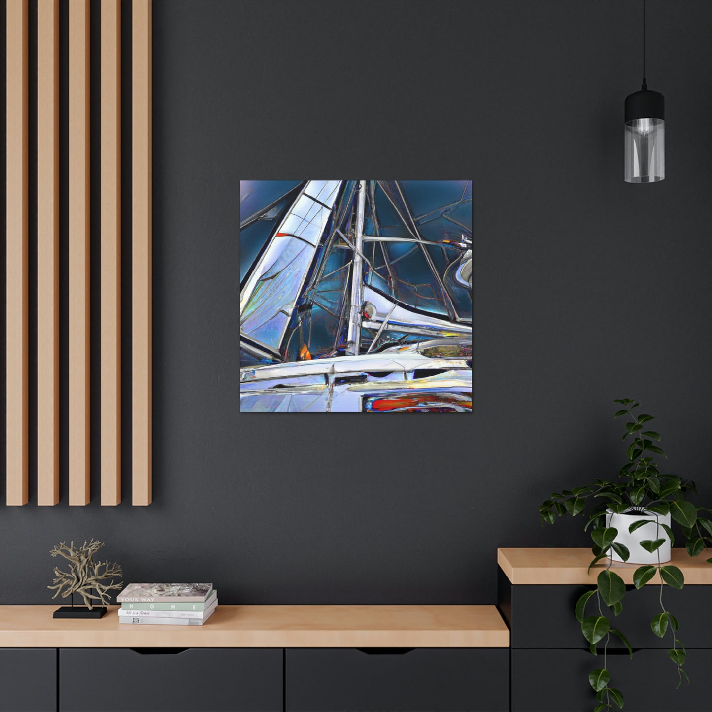 "Yacht on the Horizon" - Canvas