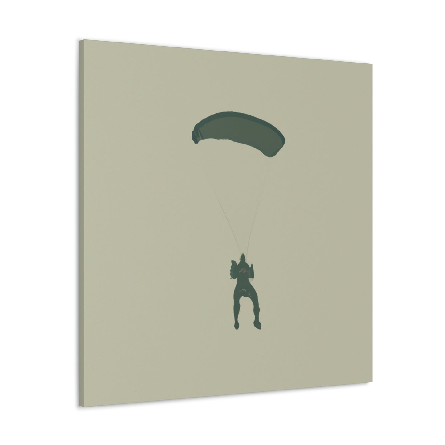 "Paratrooper in Flight" - Canvas