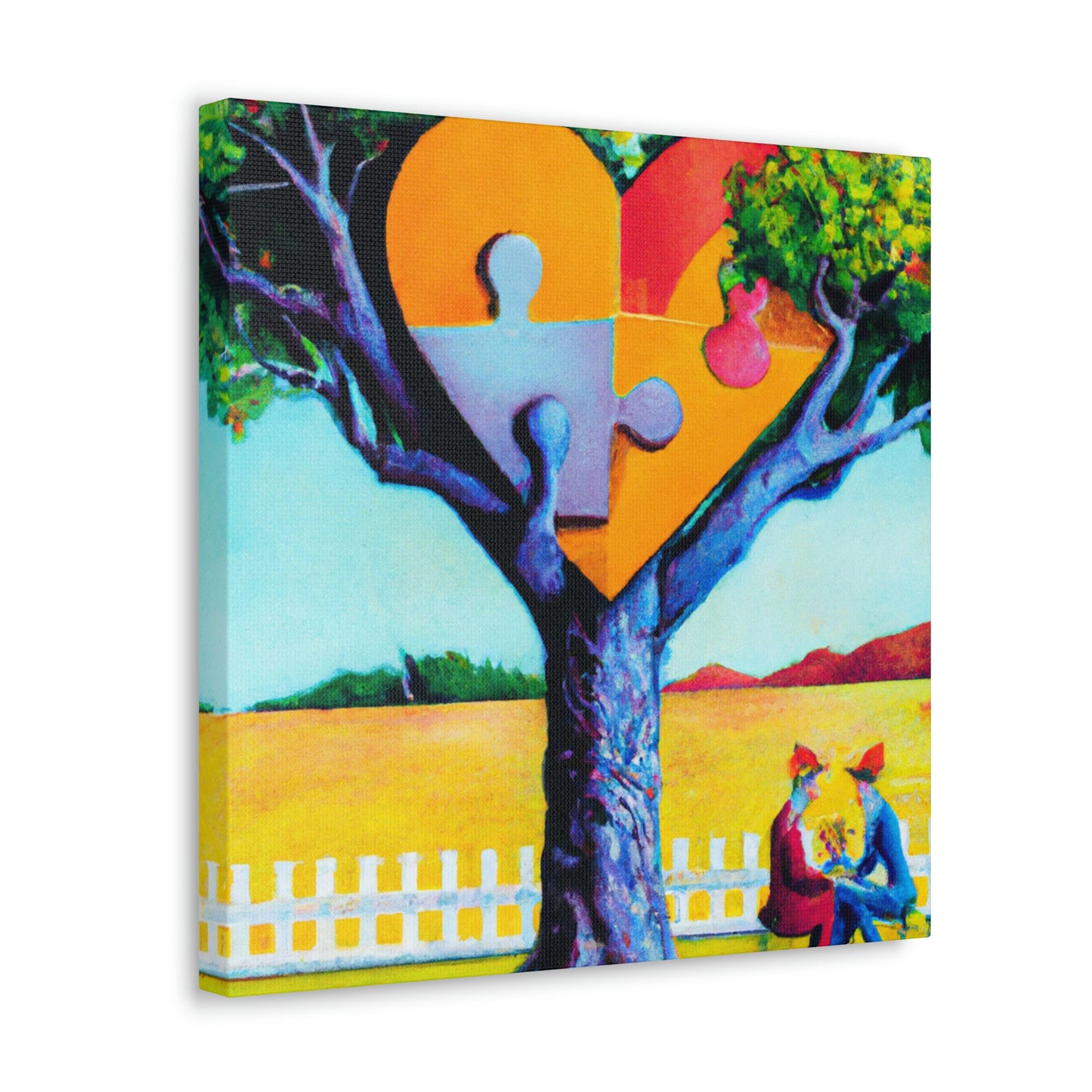 Love Tree in Bloom - Canvas