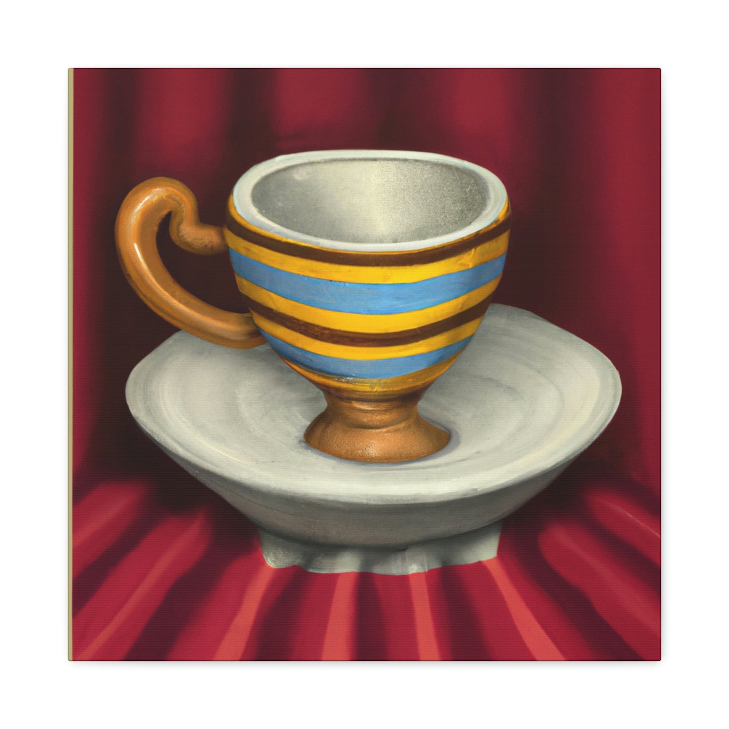 Coffee Cup Neoclassicism - Canvas