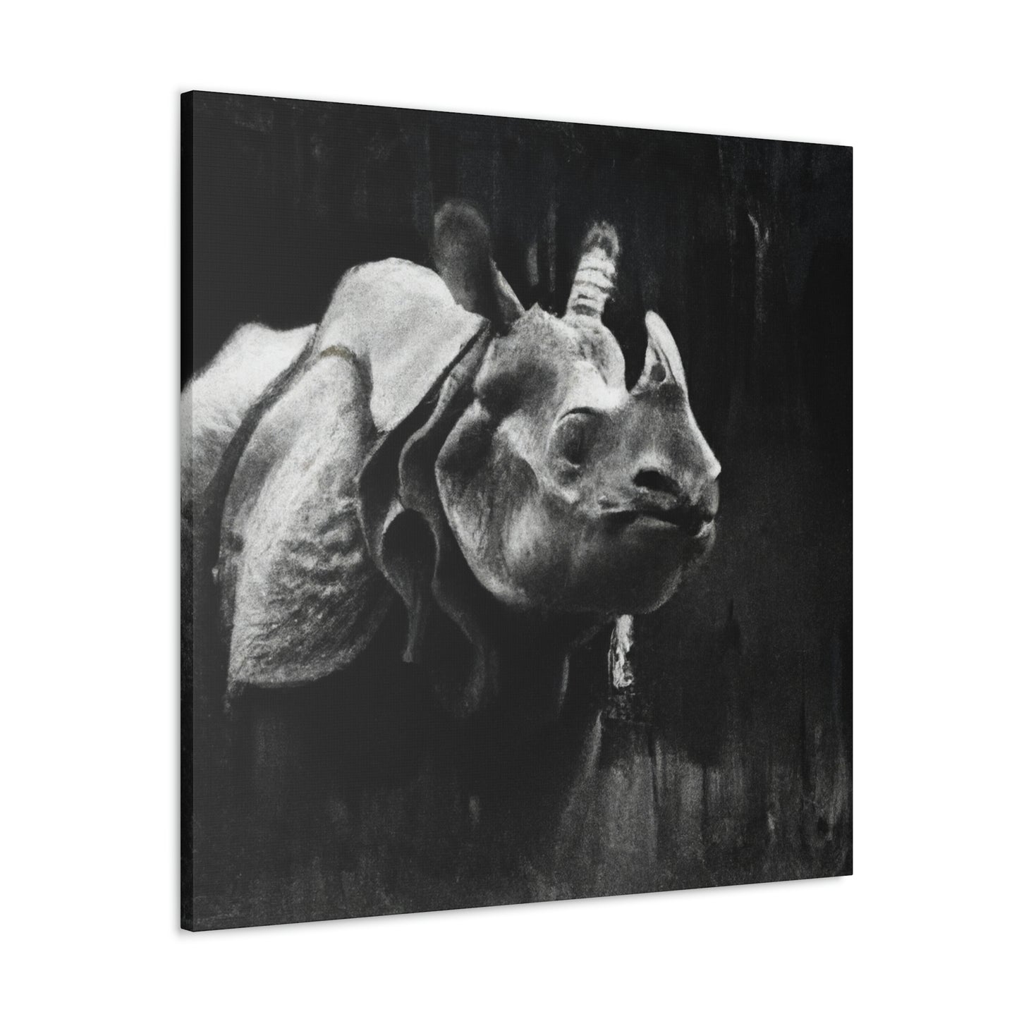 Rhino Majestic Splendor - Canvas