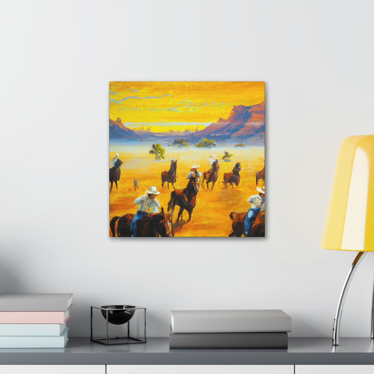 Herd in the Vale - Canvas