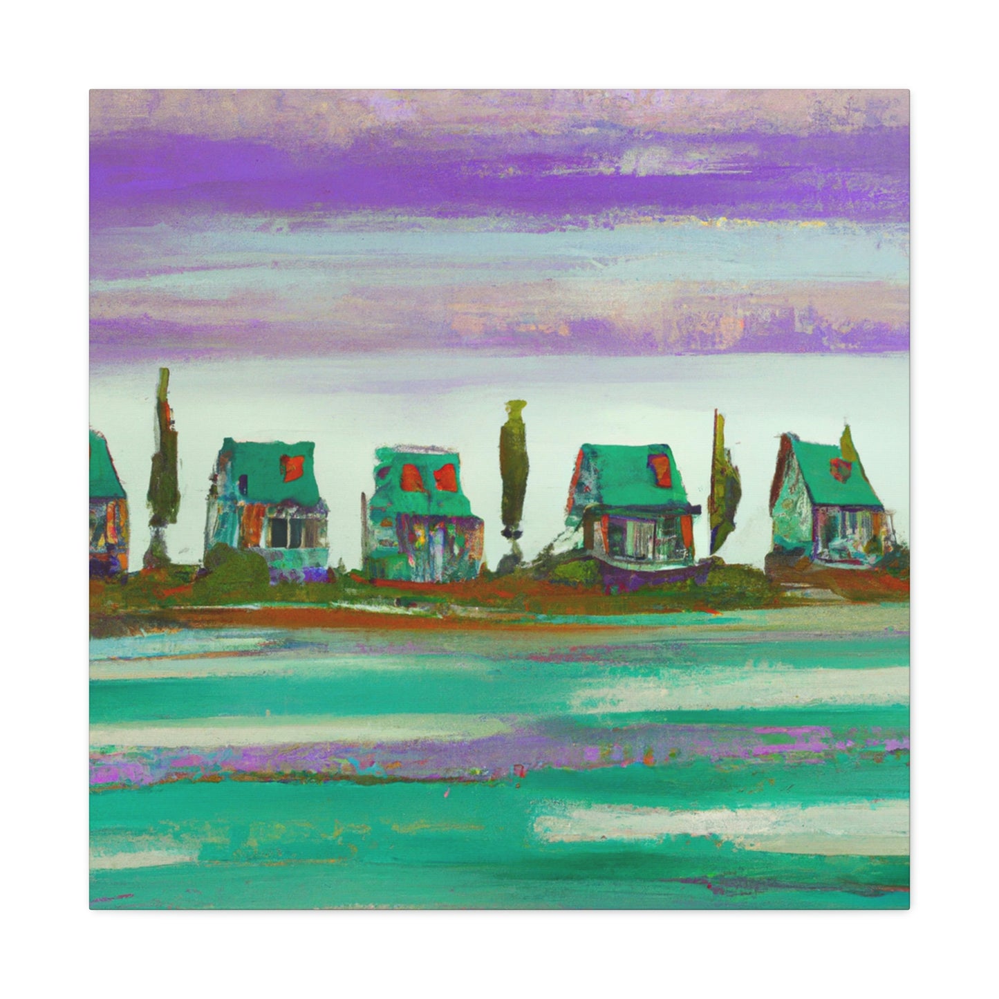 "Cottage by the Sea" - Canvas