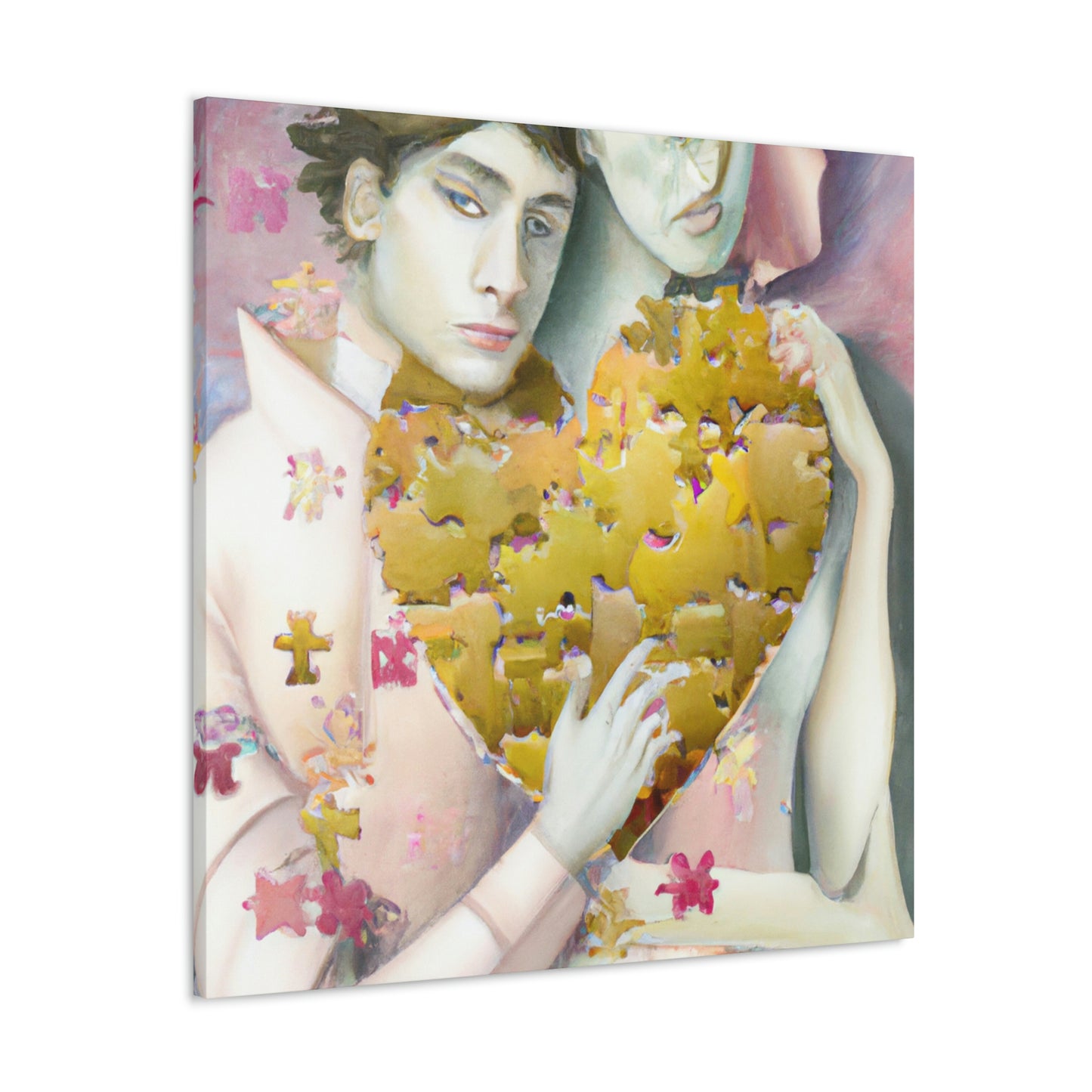 Love's Puzzling Dance - Canvas