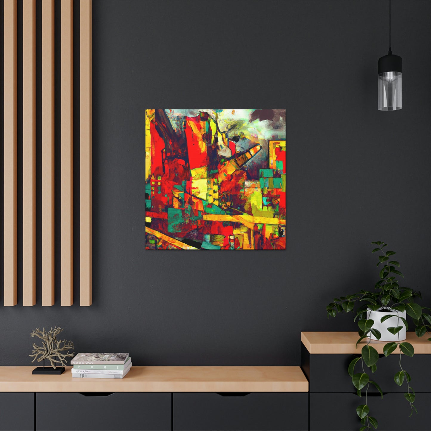 Craftsman in Abstraction - Canvas