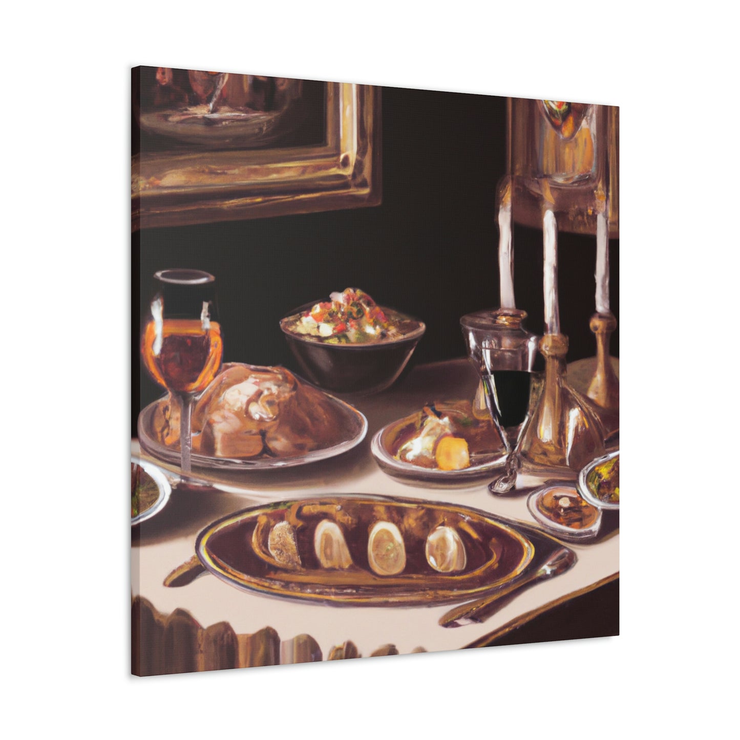 Dining Scene Neoclassic - Canvas