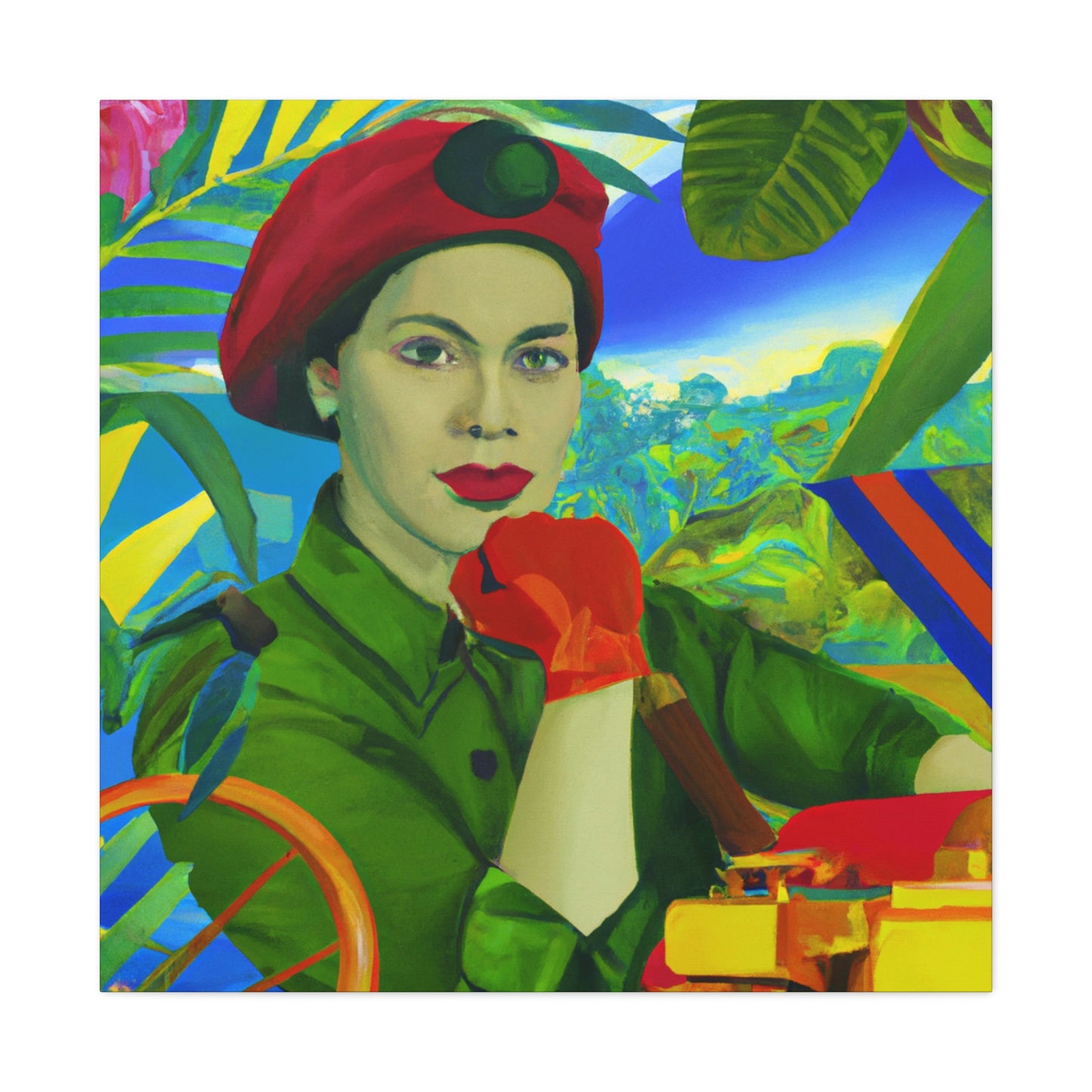 "Rosie the Riveter Reframed" - Canvas