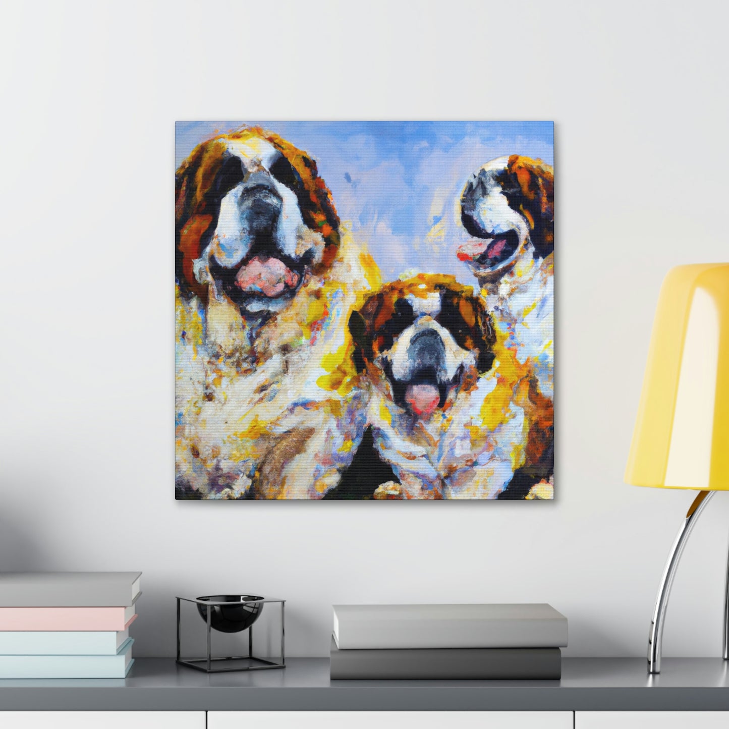 Saint Bernard's Majesty - Canvas