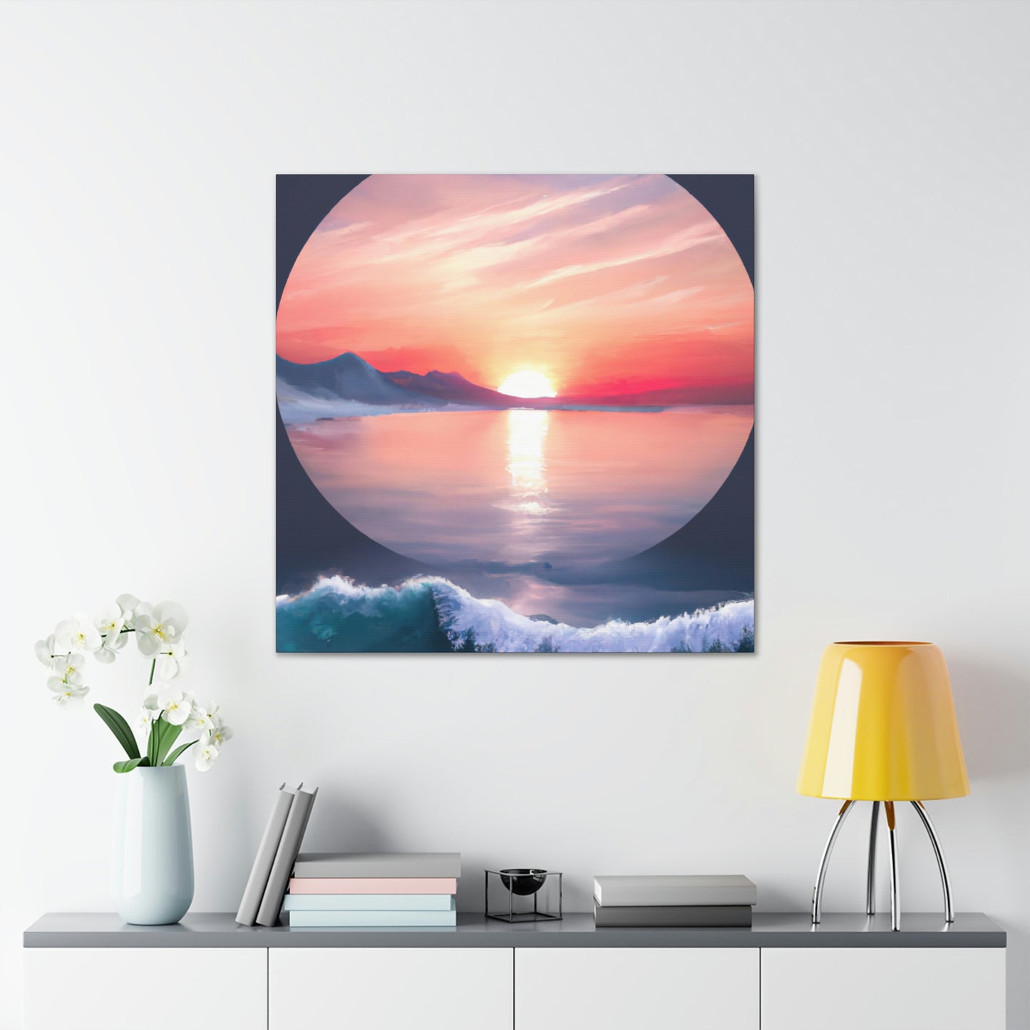 Radiant Reflection Of Life - Canvas