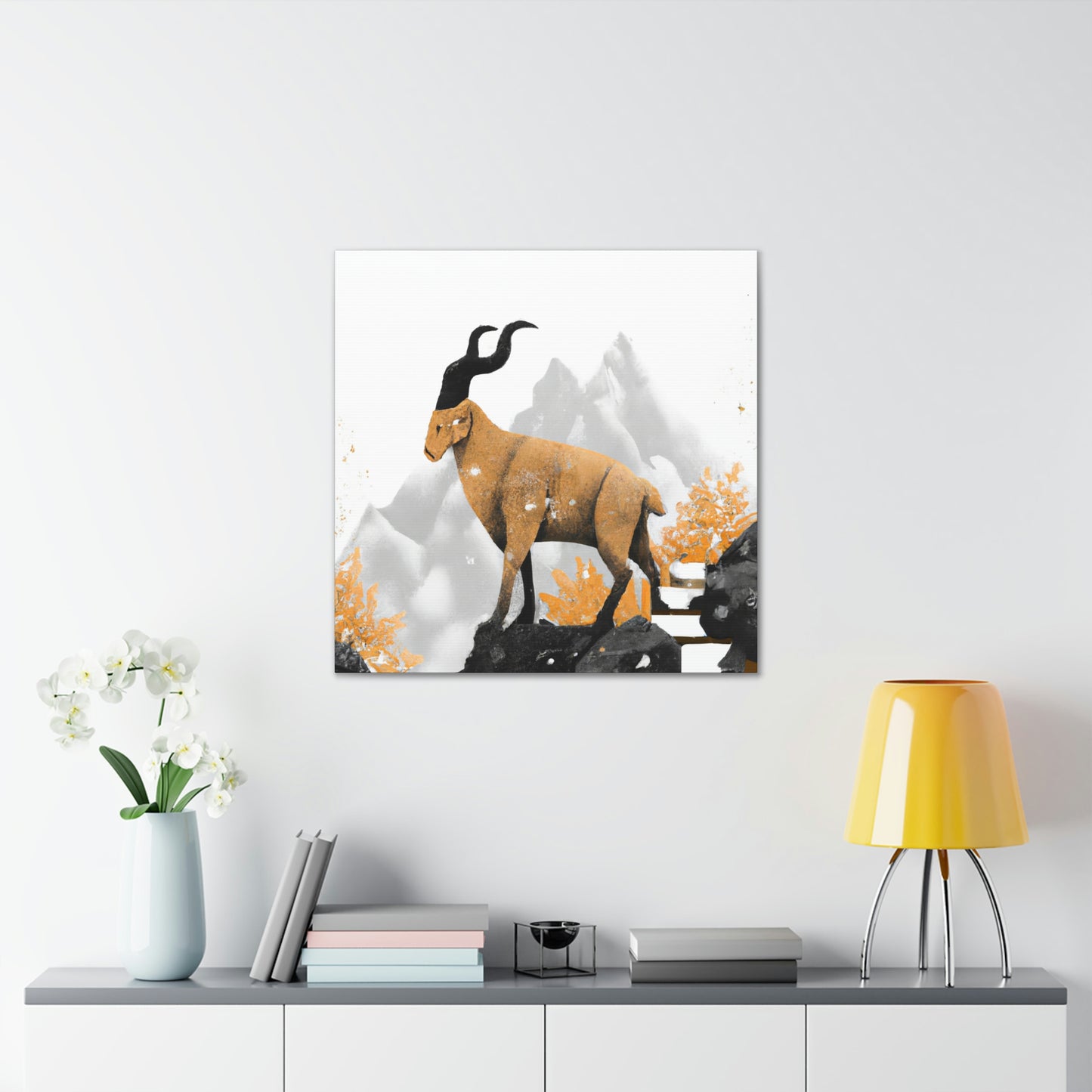 Mountain Goat Splendor. - Canvas