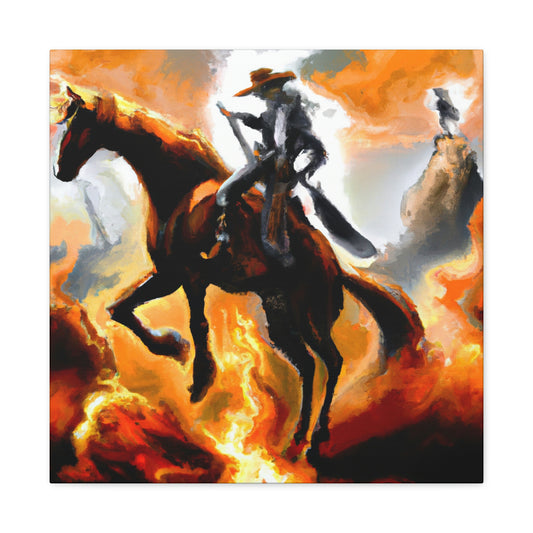 Cowboy Celestial Journey - Canvas