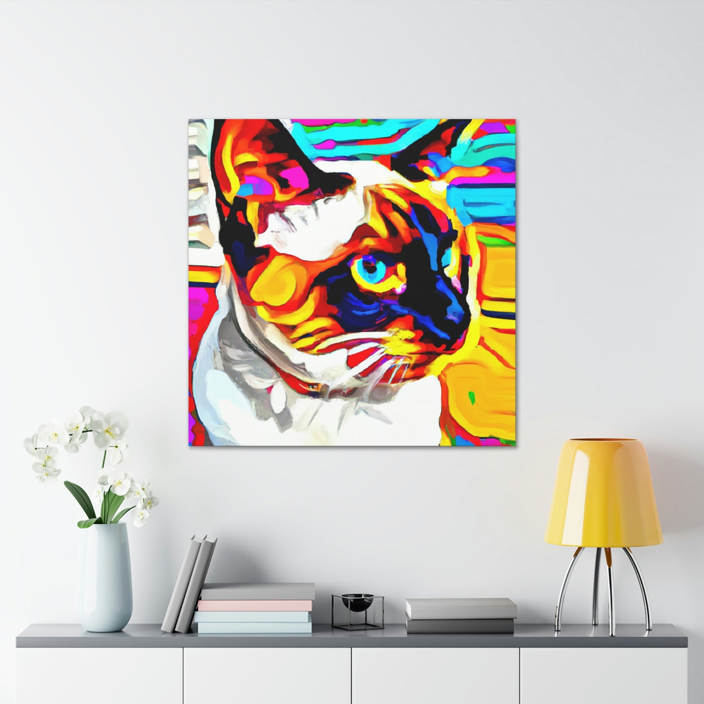 Siamese in Impressionism - Canvas