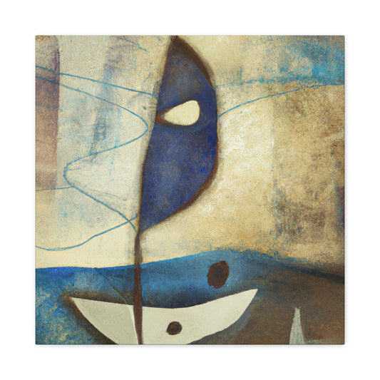 Sailing on Blue Waves - Canvas