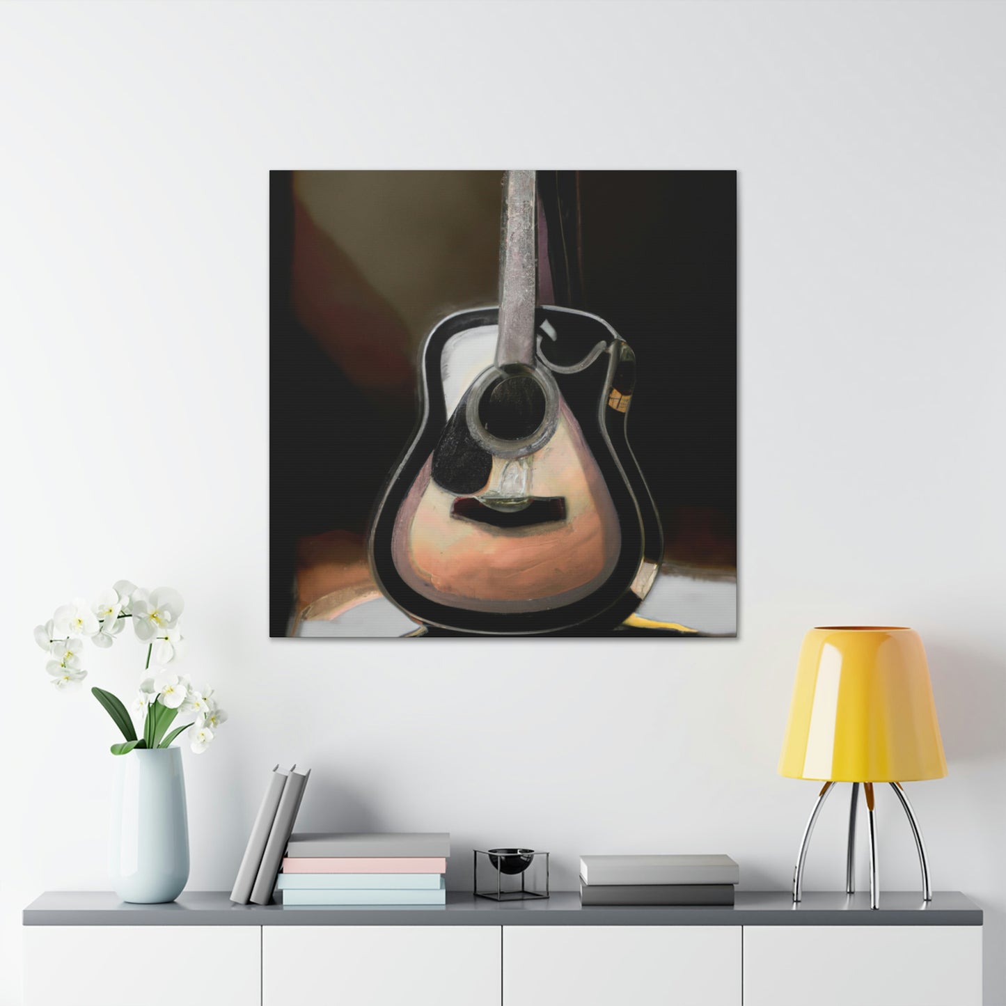 "Acoustic Masterpiece Strummed" - Canvas