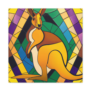 "Wallaby in Regalia" - Canvas