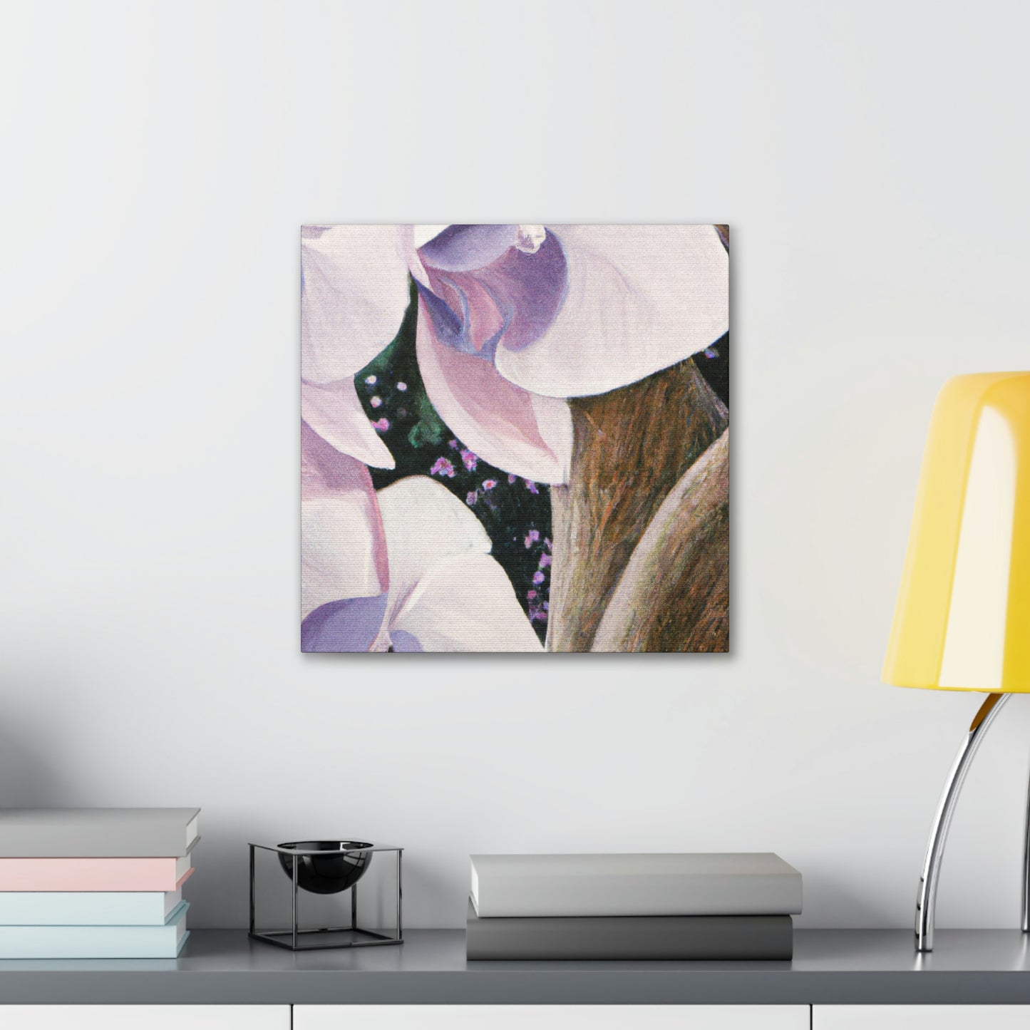 "Orchid in Art Deco". - Canvas