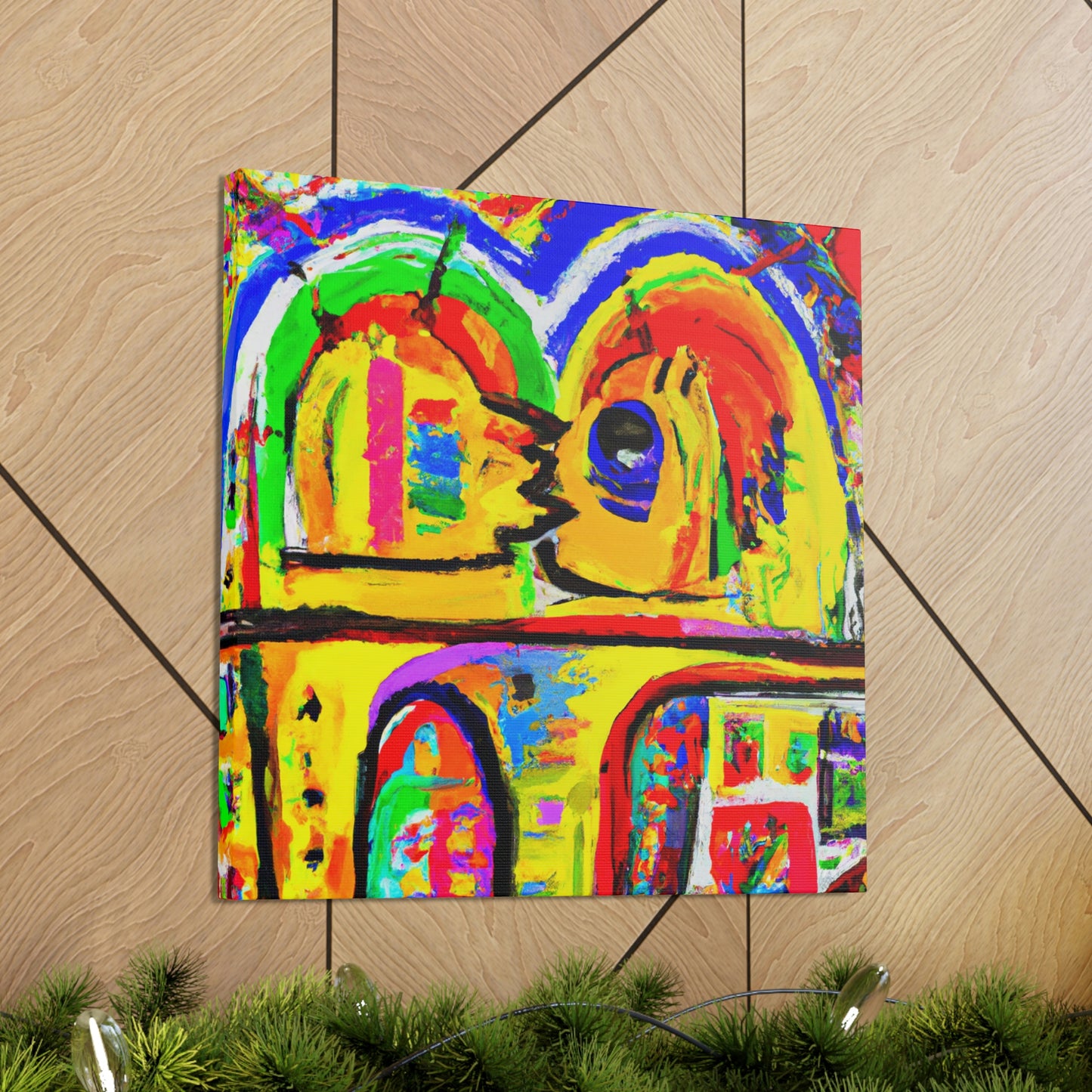 Love's Rainbow Bridge - Canvas