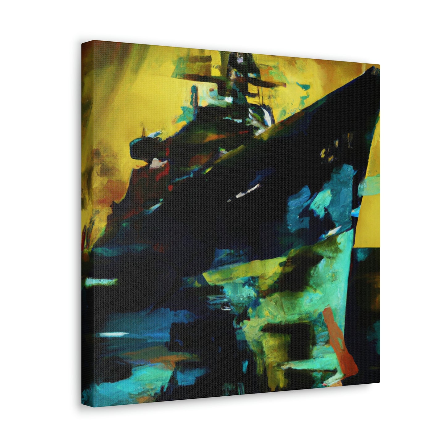 "Battleship at Dawn" - Canvas