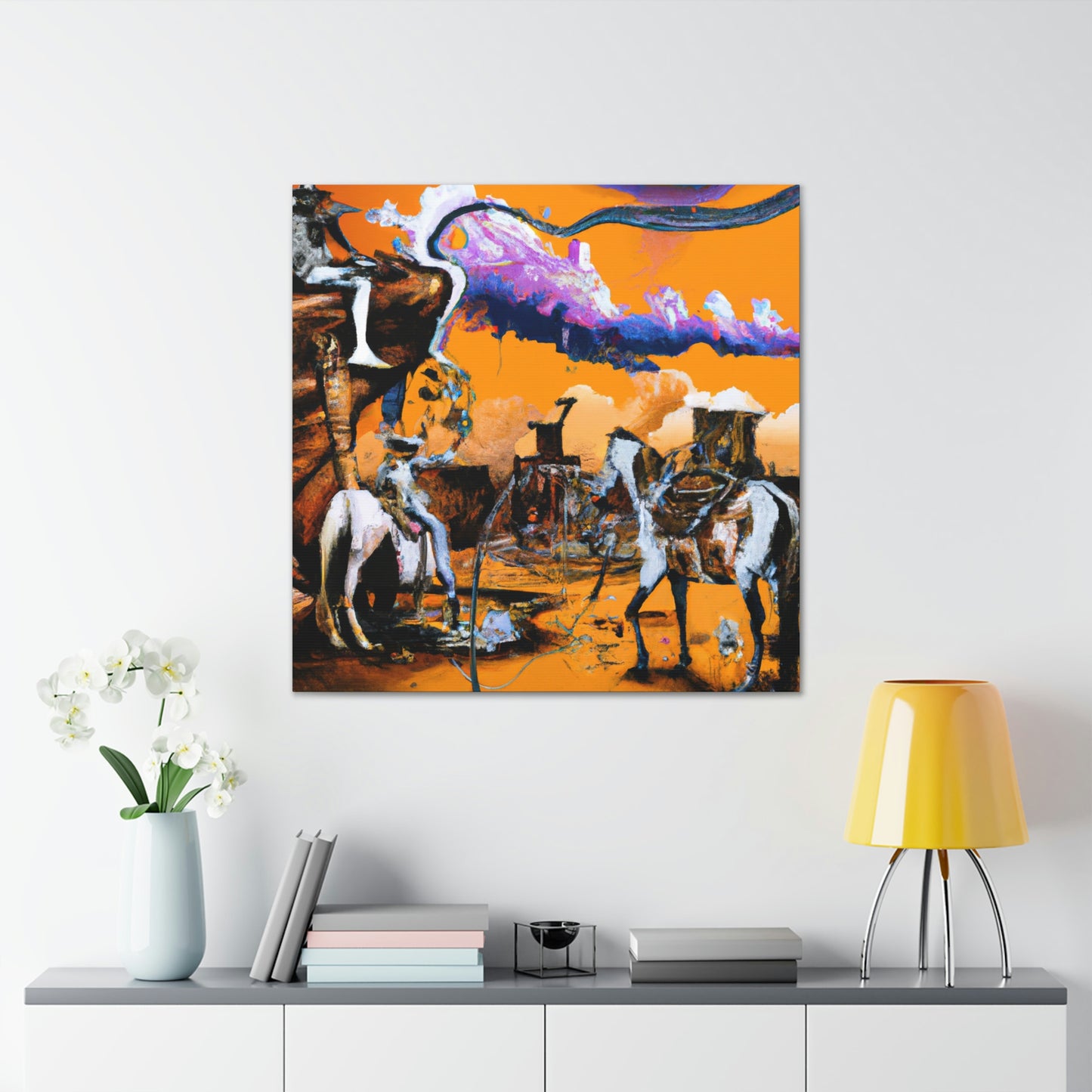 "Western Landscape Vistas" - Canvas