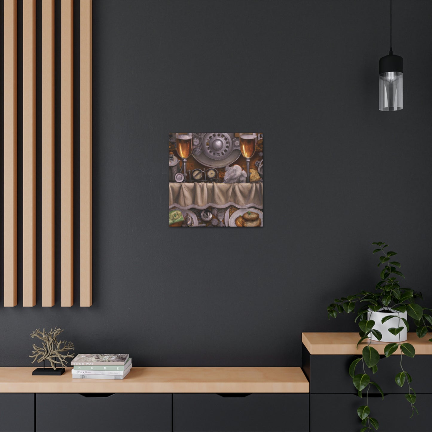 Steampunk Dinner Setting - Canvas