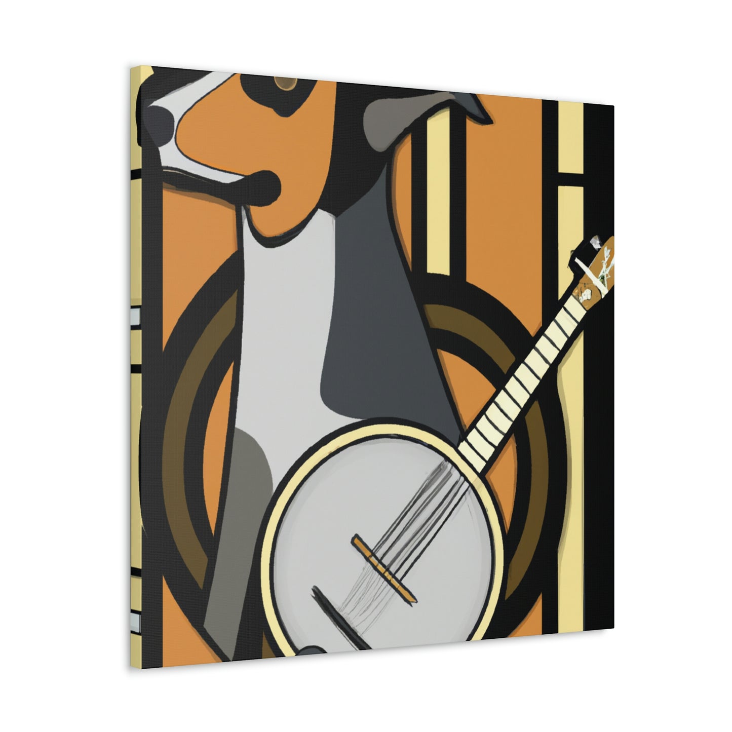 "Banjo of Swingtime" - Canvas