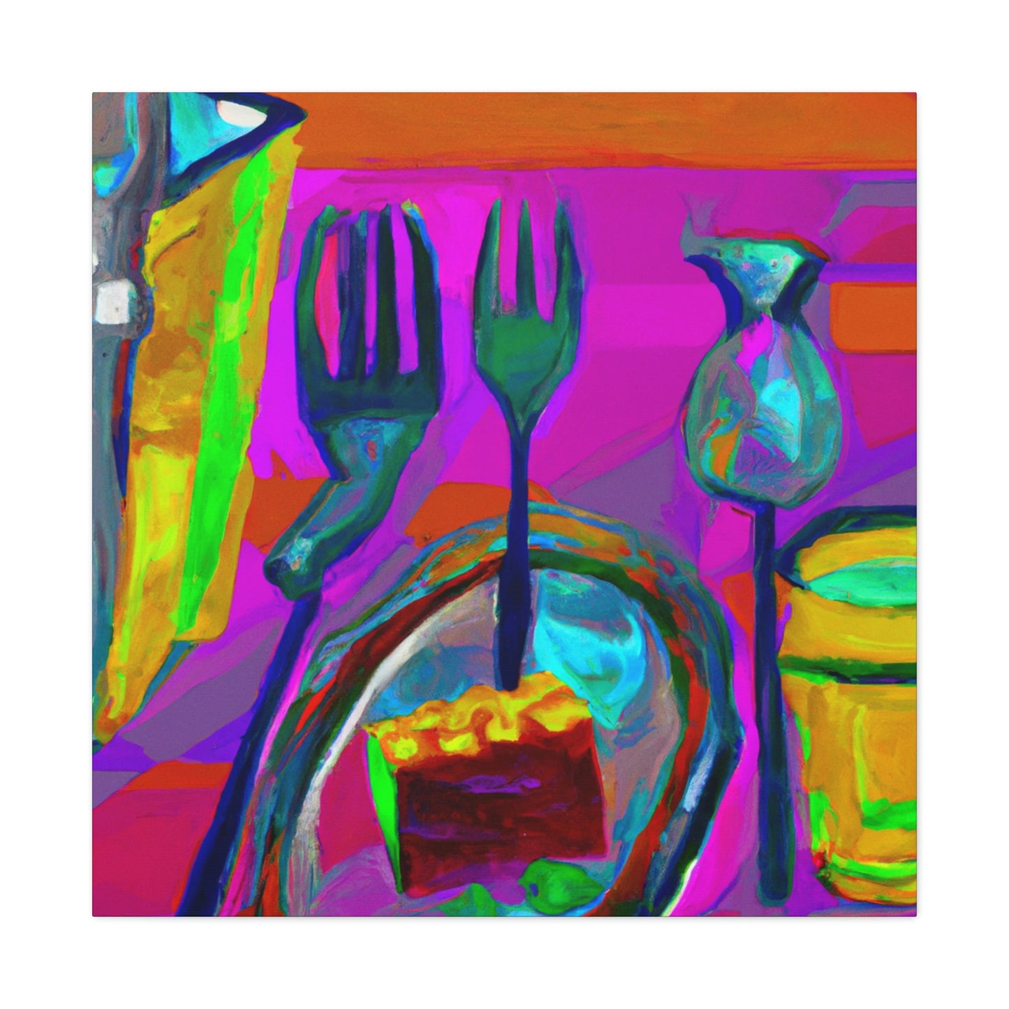 Silverware Serendipity - Canvas