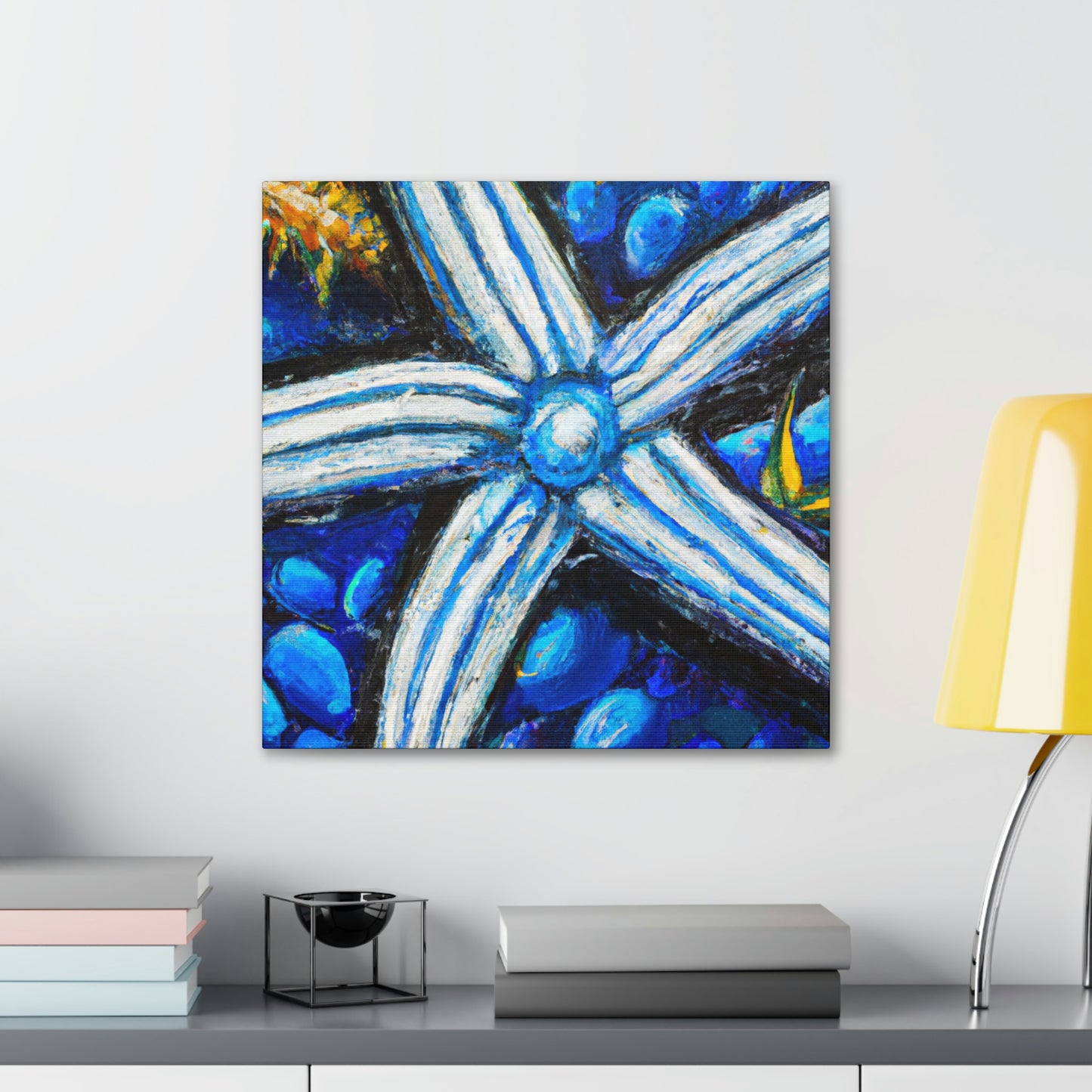 "Starfish in Moonlight Glow" - Canvas