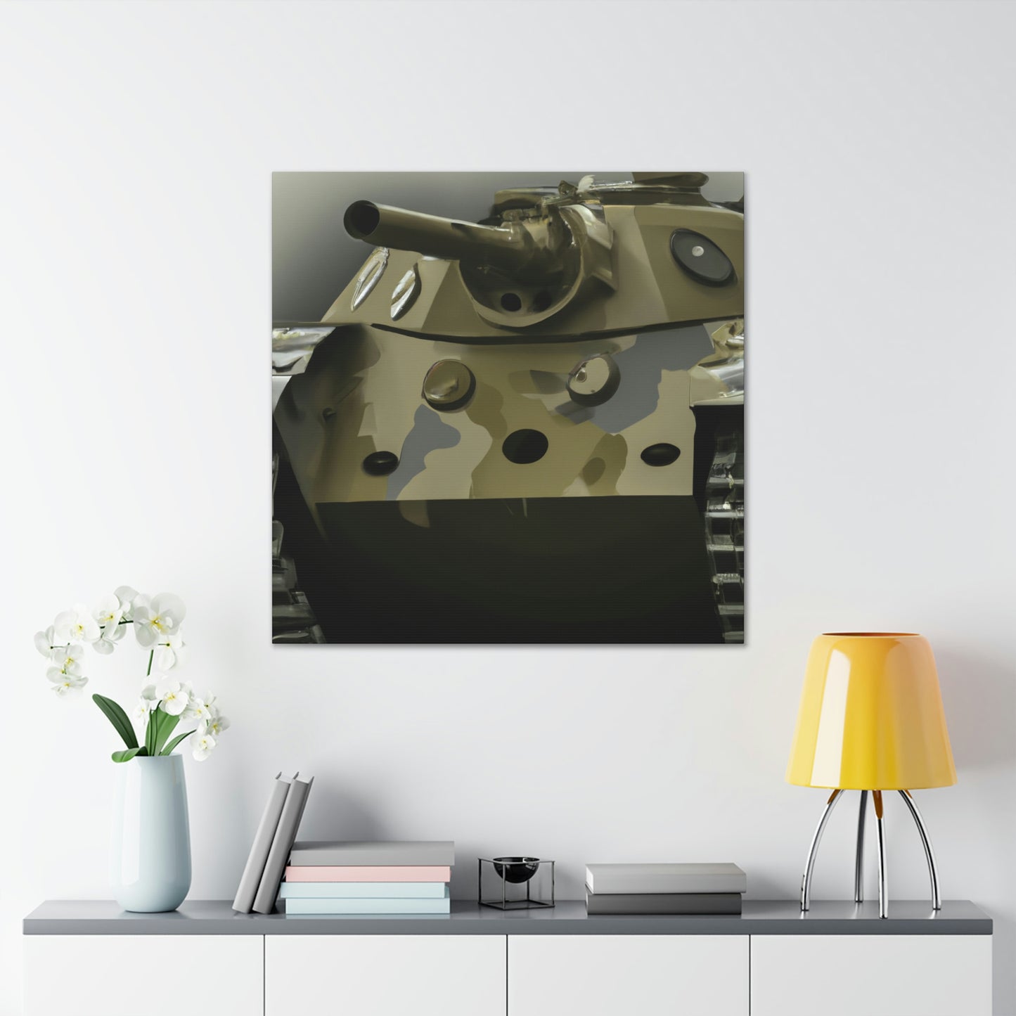 Tank at War-Time - Canvas