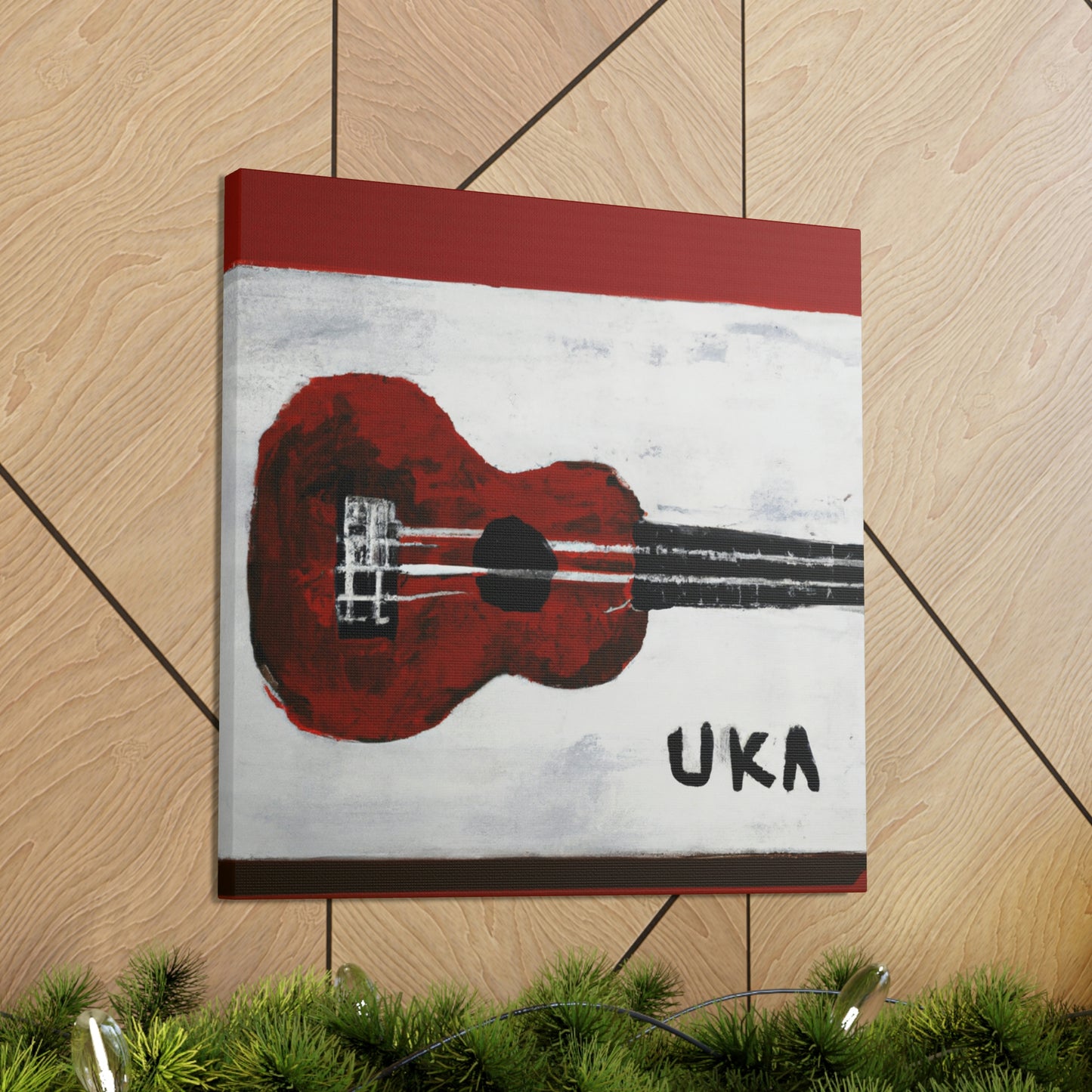 "Ukulele Minimalism Dream" - Canvas