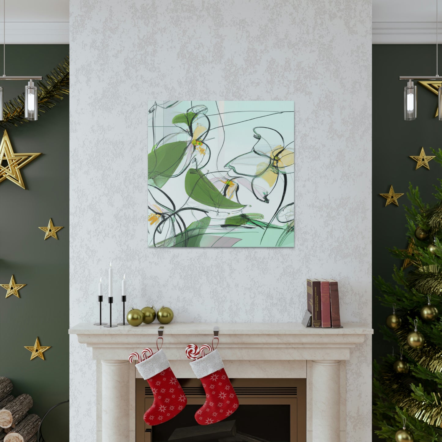 Jasmine in Art Deco - Canvas