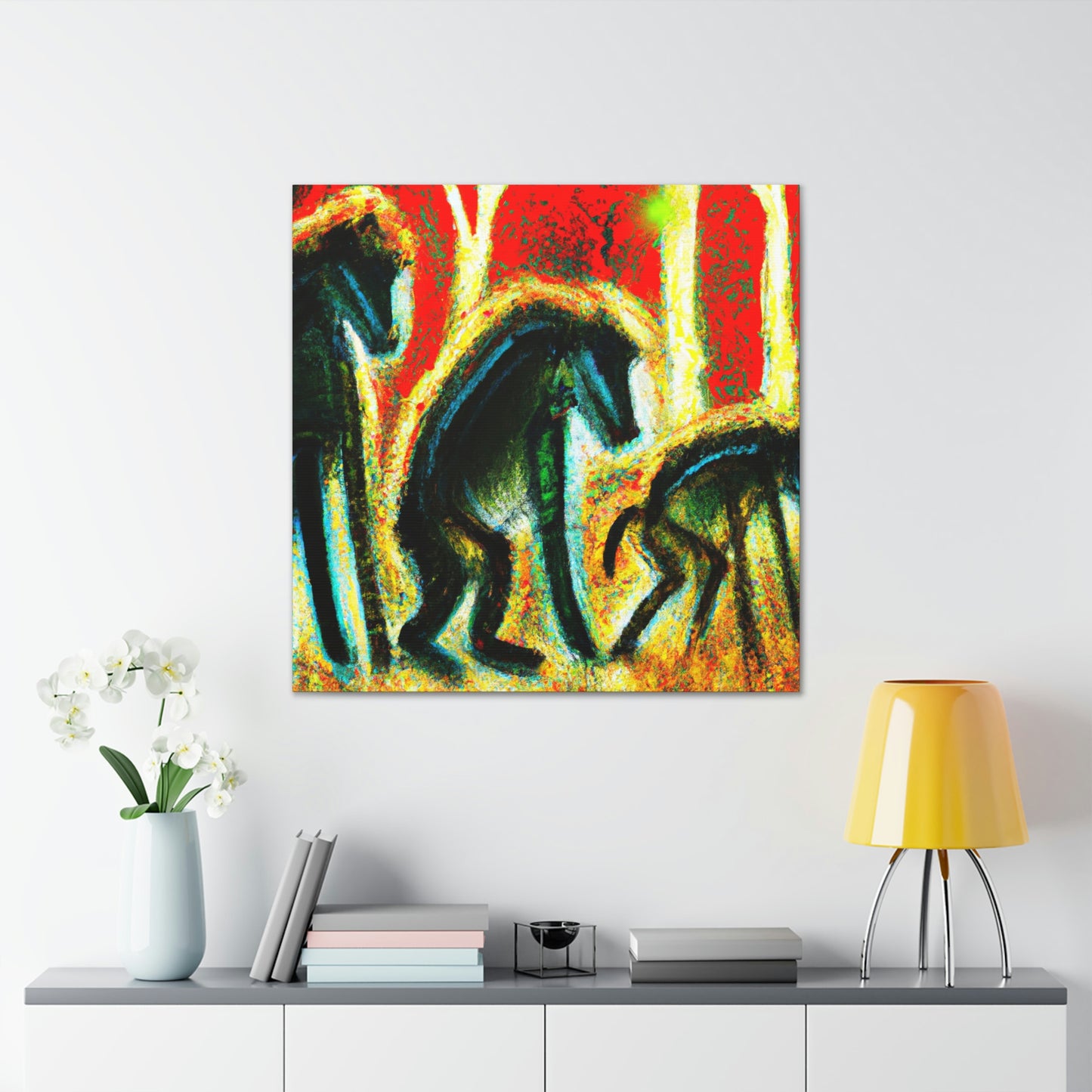 "Baboon In Expressionism" - Canvas