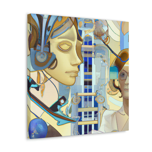 A.I. in Art Nouveau - Canvas