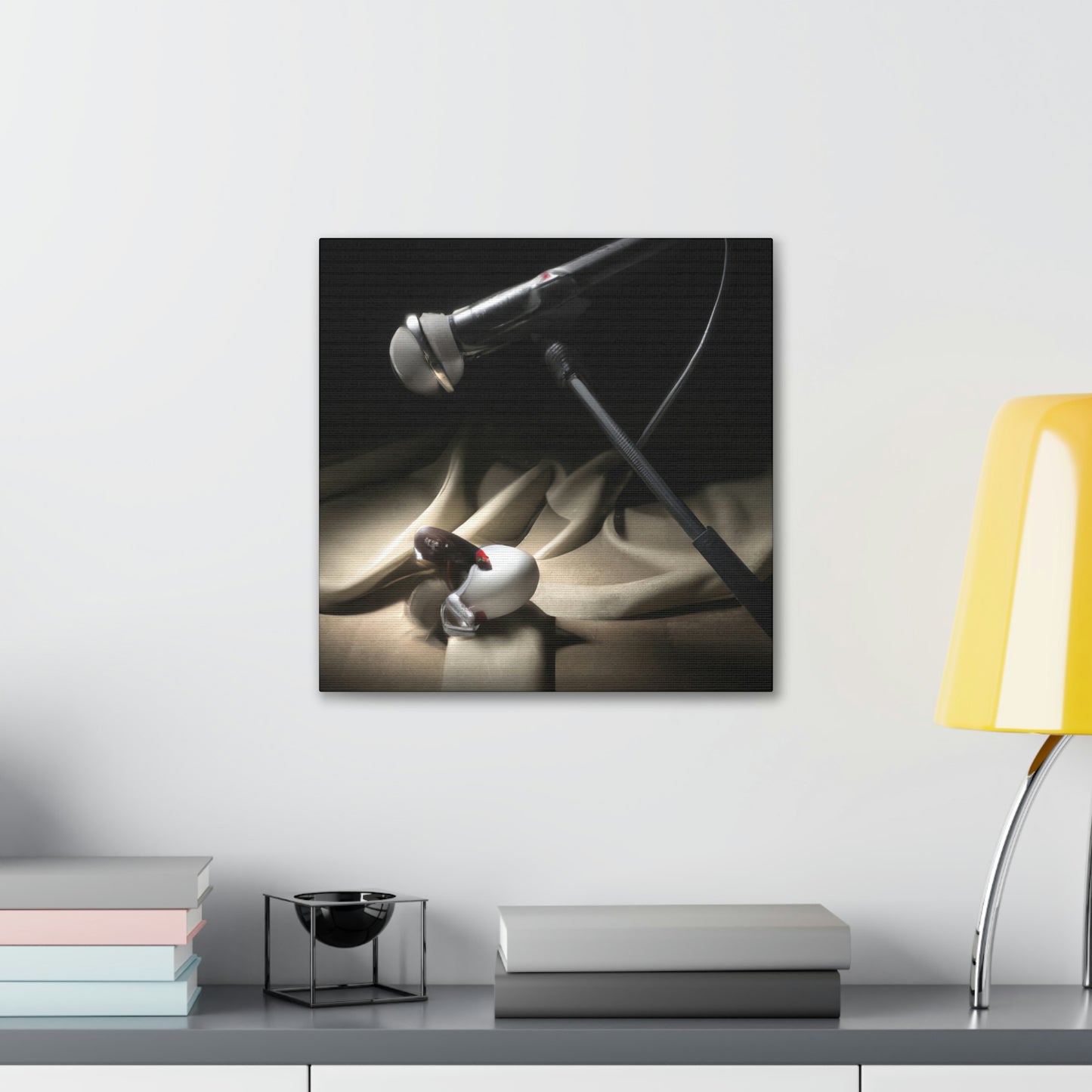 "Microphone in Dreamscape" - Canvas