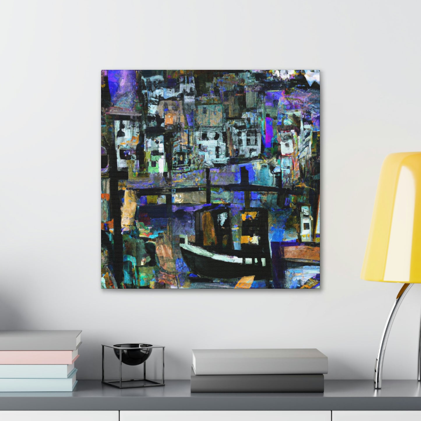 Harbor of Expressionism - Canvas